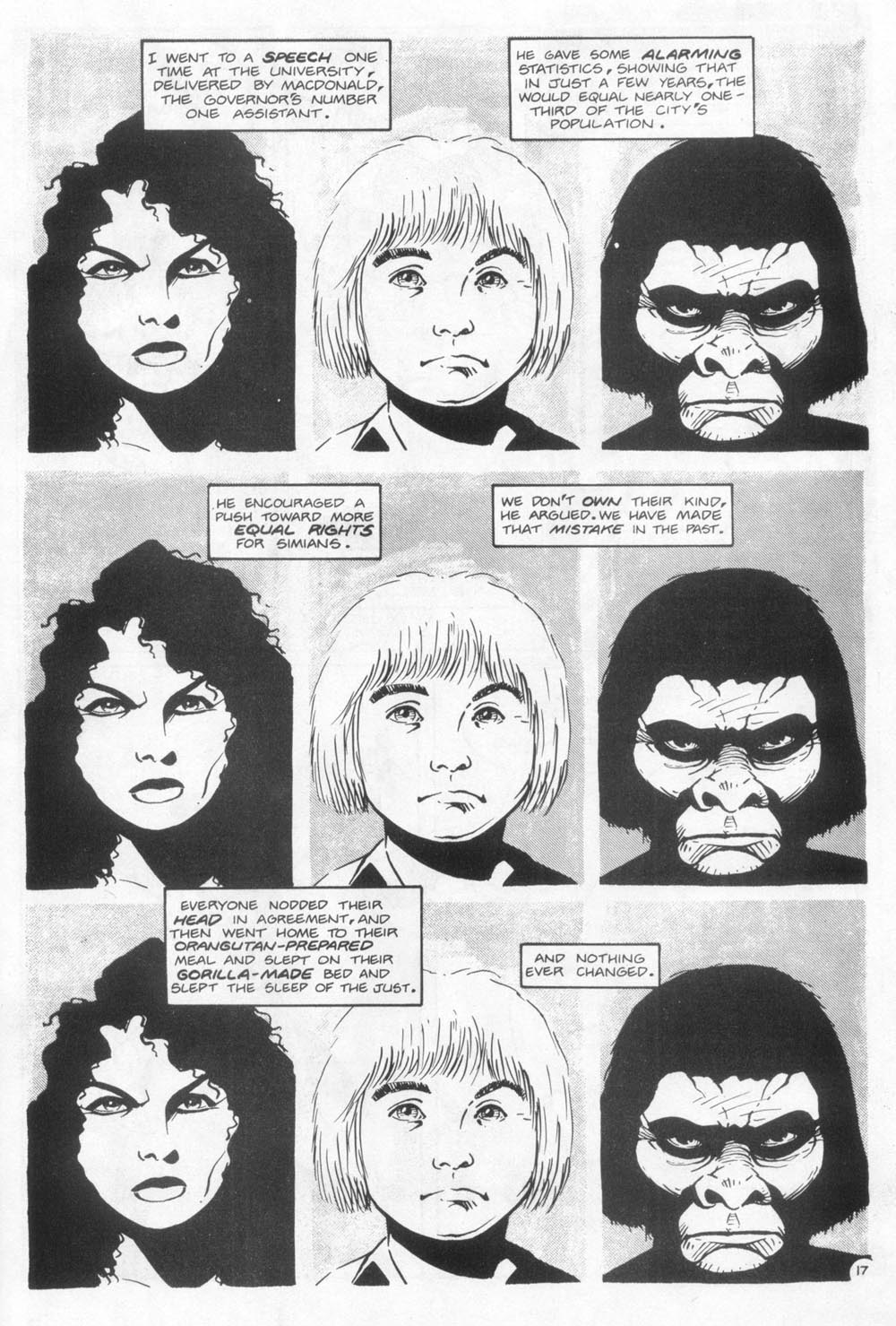 Read online Planet of the Apes (1990) comic -  Issue #19 - 19