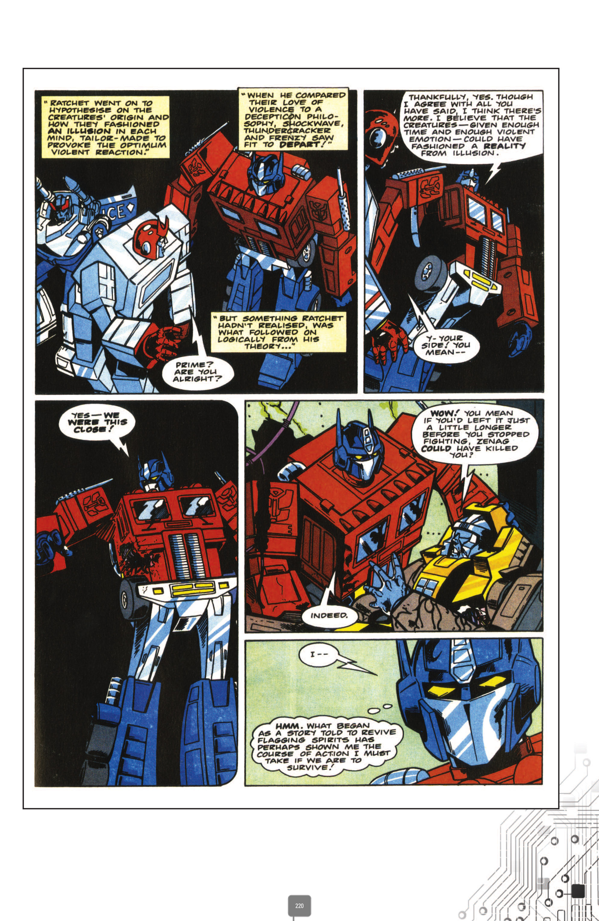 Read online The Transformers Classics UK comic -  Issue # TPB 3 - 220