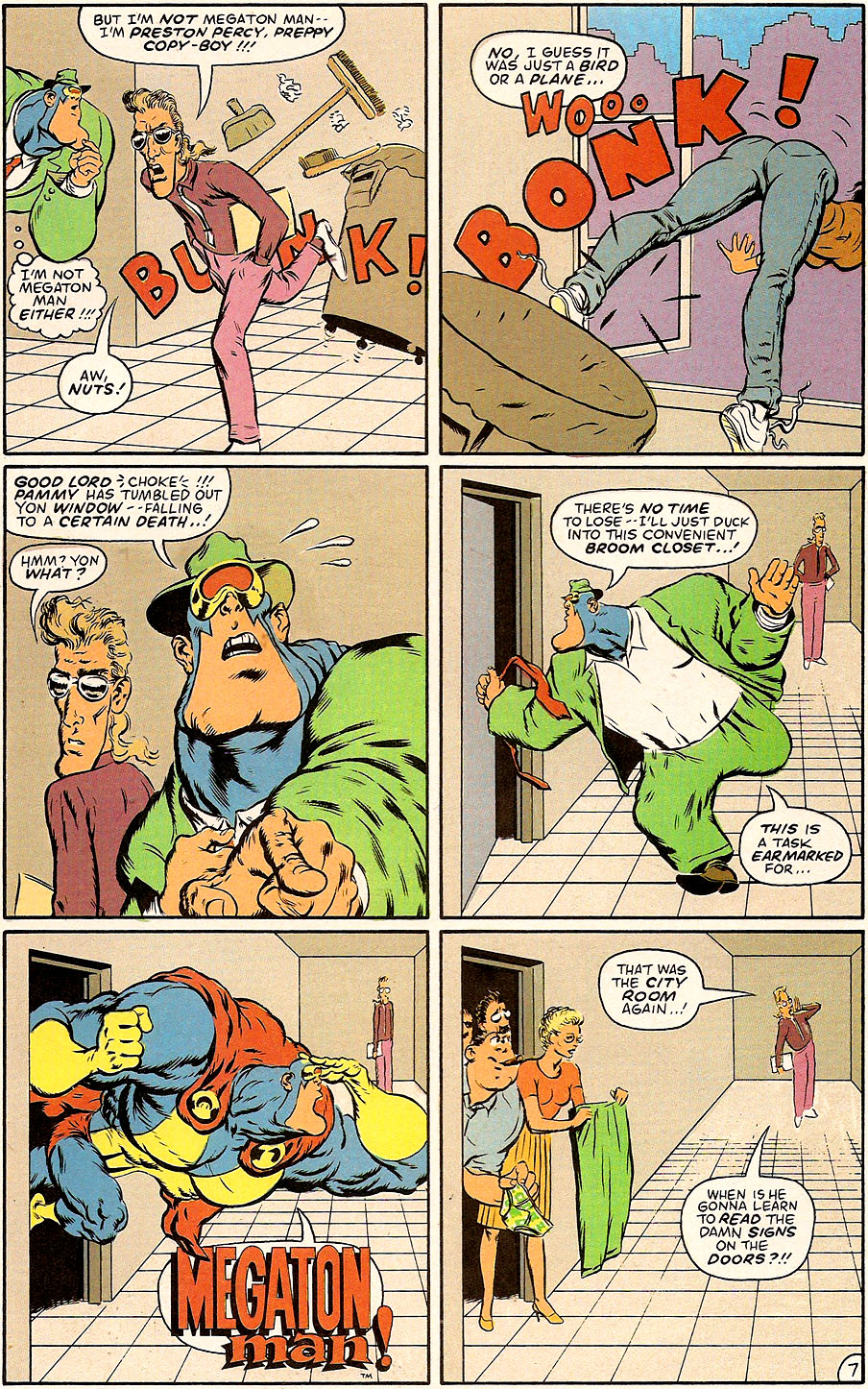 Read online The Return Of Megaton Man comic -  Issue #1 - 9