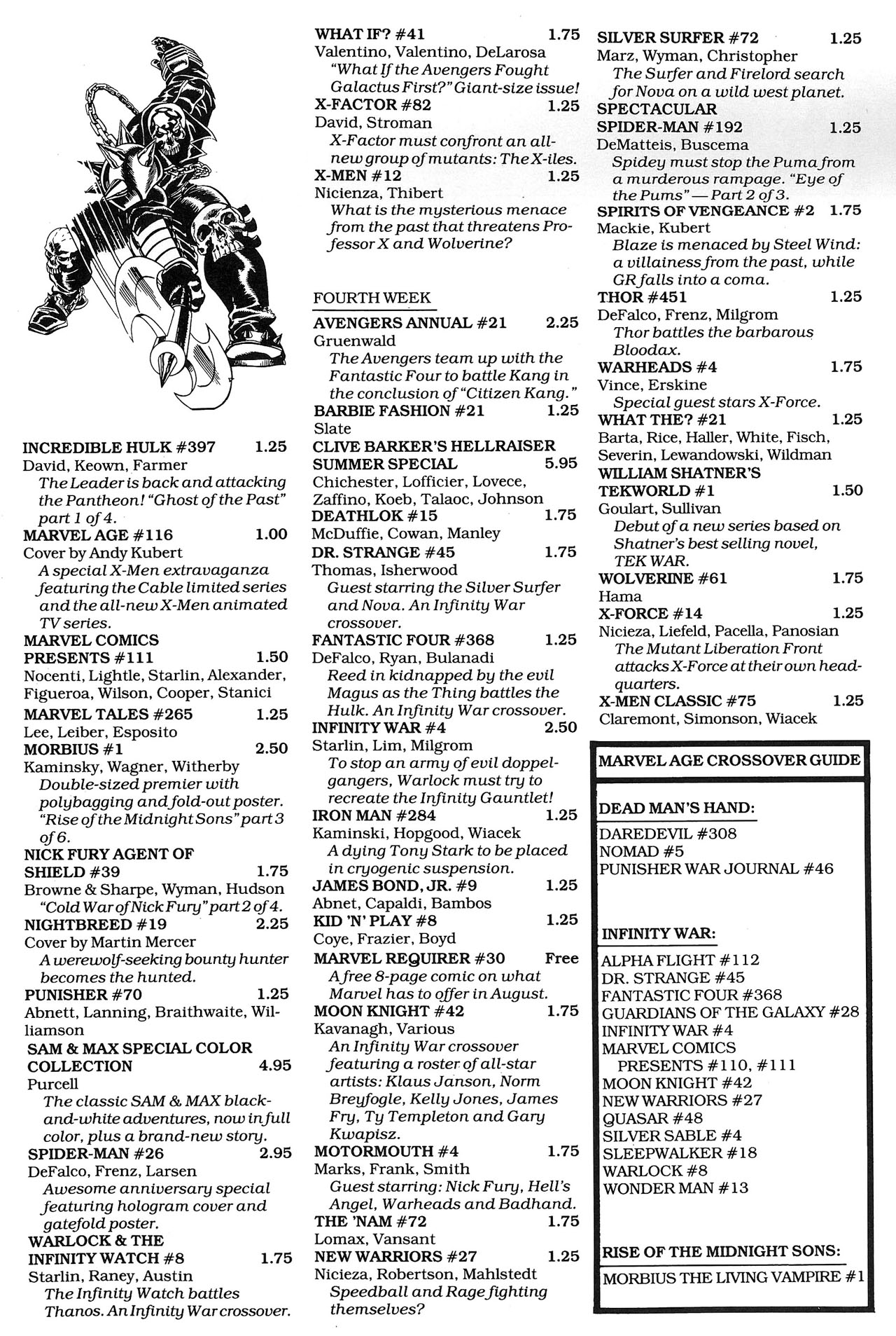 Read online Marvel Age comic -  Issue #115 - 35