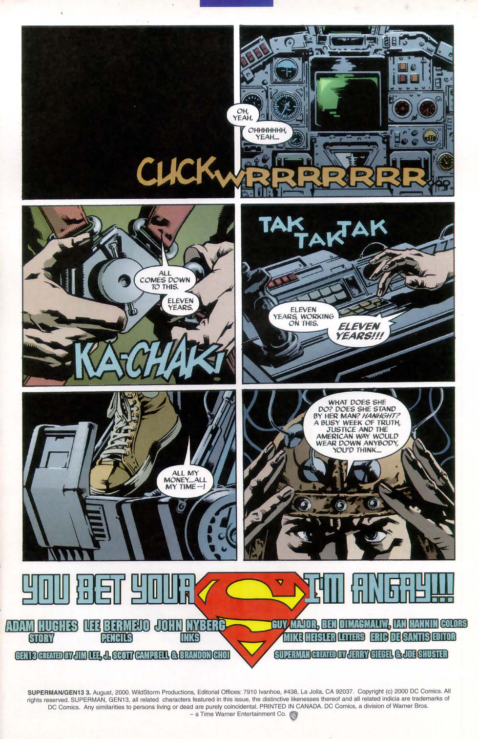 Read online Superman/Gen13 comic -  Issue #3 - 2