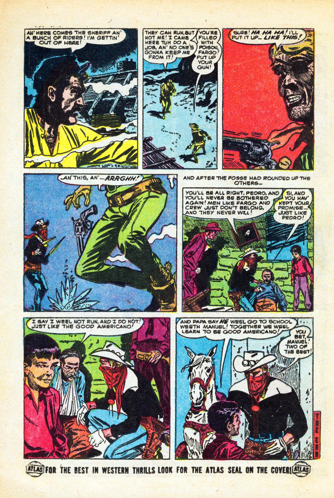 Read online The Outlaw Kid (1954) comic -  Issue #5 - 16