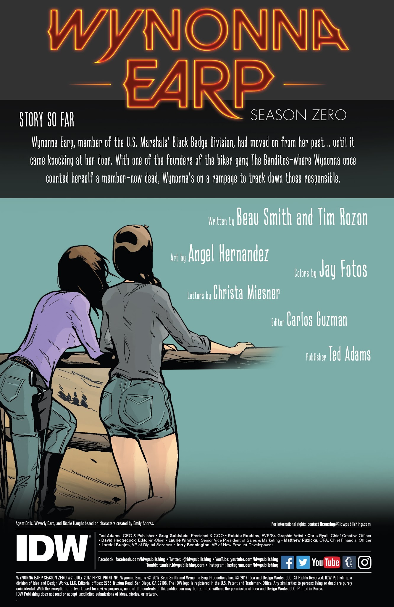 Read online Wynonna Earp: Season Zero comic -  Issue #2 - 2