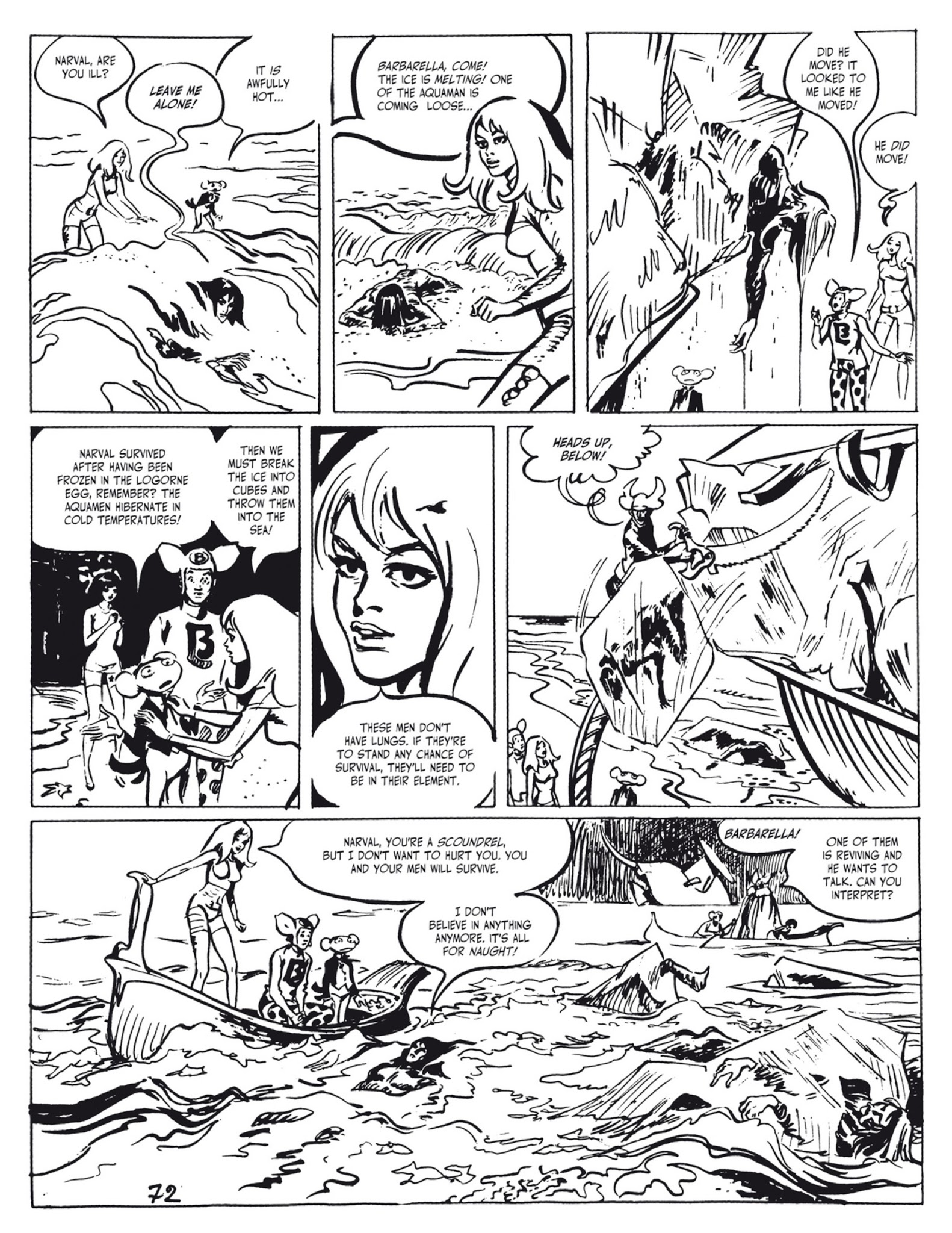 Read online Barbarella and The Wrath of the Minute-Eater comic -  Issue # TPB - 77