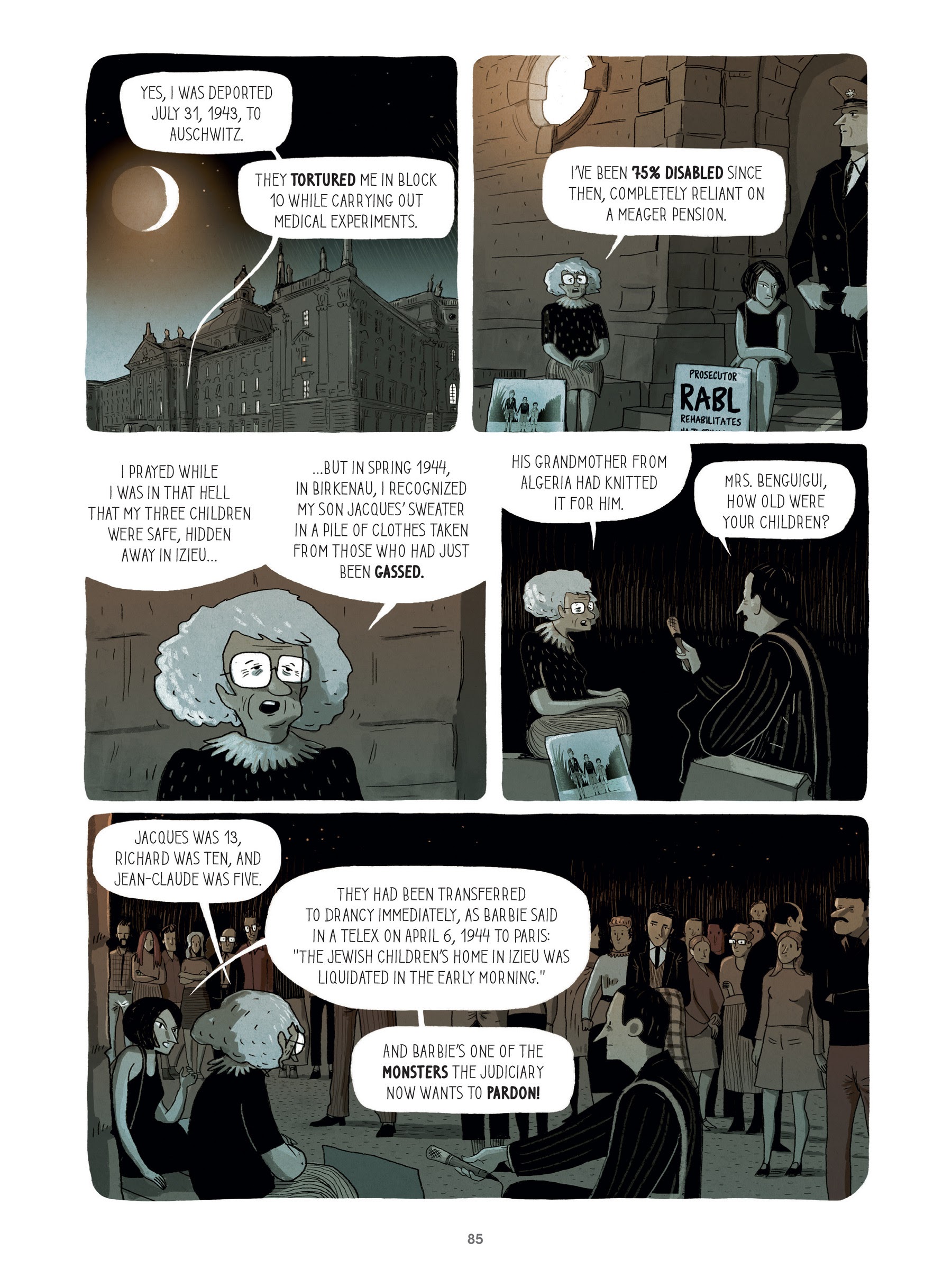 Read online For Justice: The Serge & Beate Klarsfeld Story comic -  Issue # TPB (Part 1) - 85