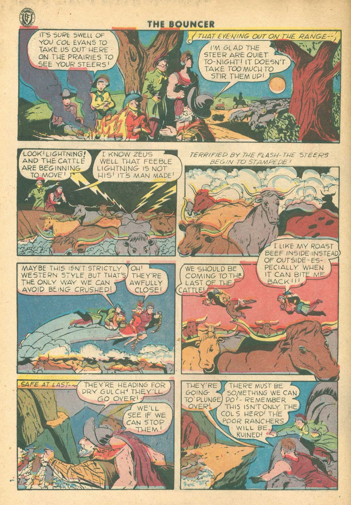 Read online The Bouncer (1944) comic -  Issue #14 - 10