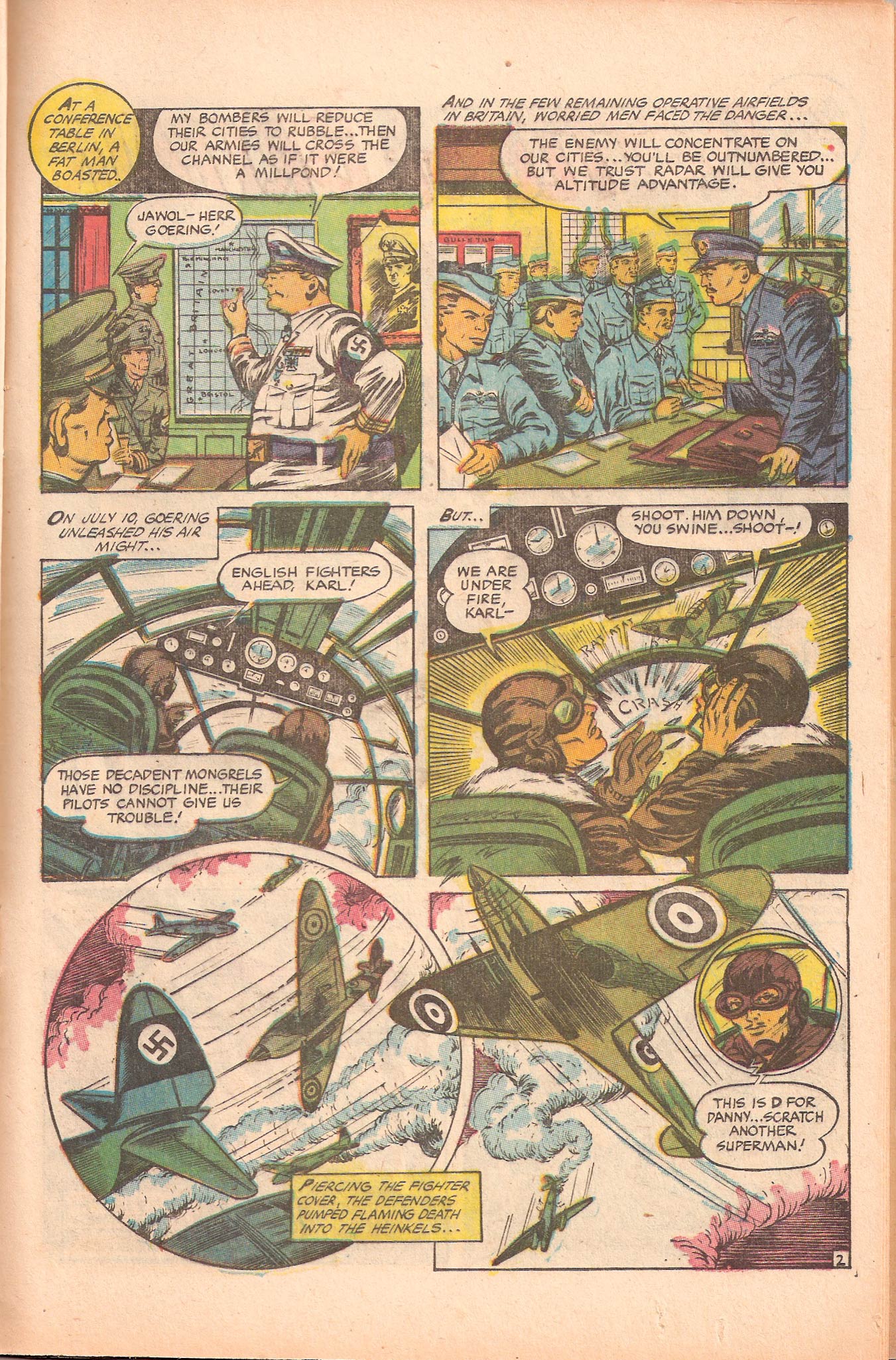 Read online War Birds (1952) comic -  Issue #1 - 25