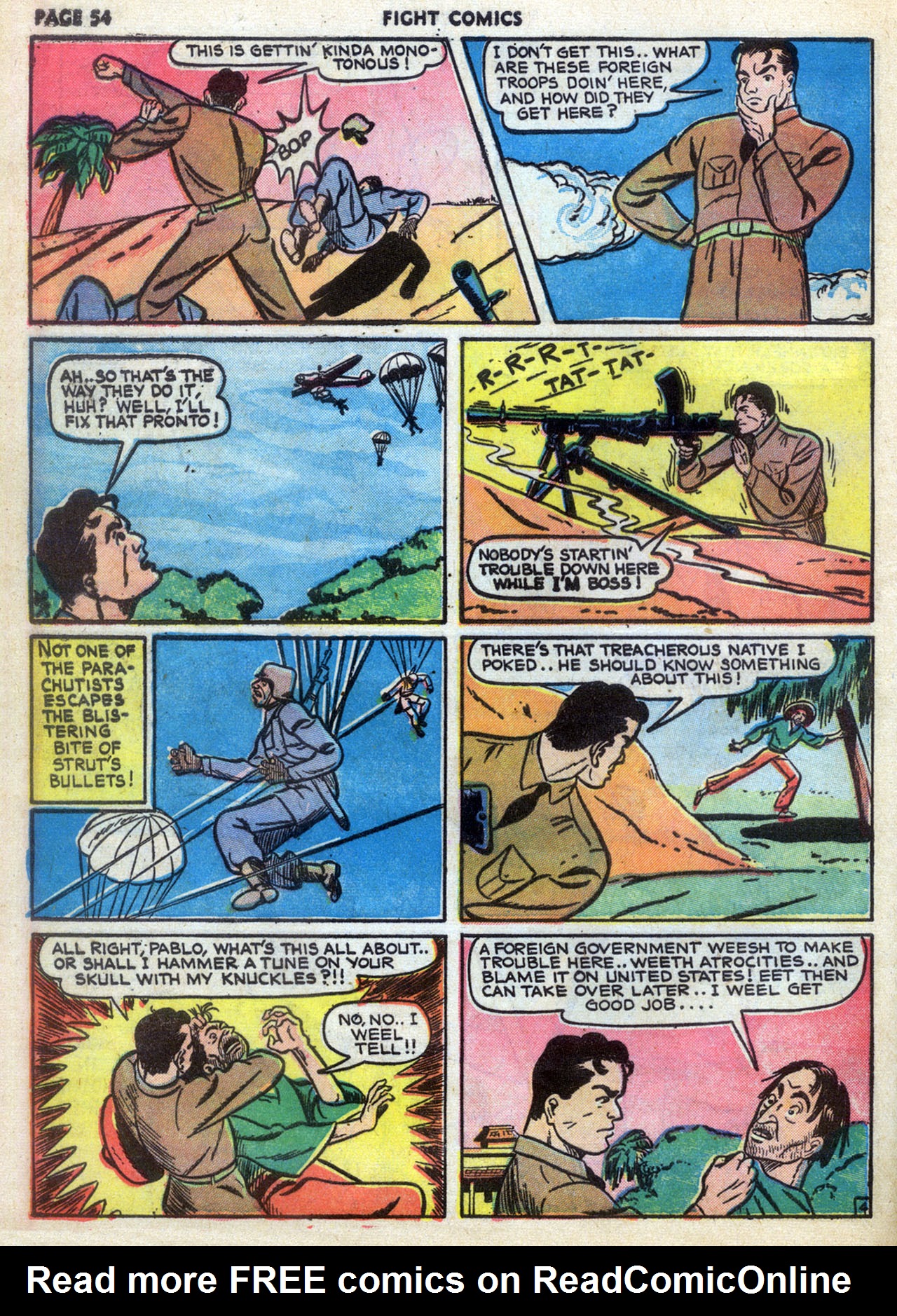 Read online Fight Comics comic -  Issue #9 - 56