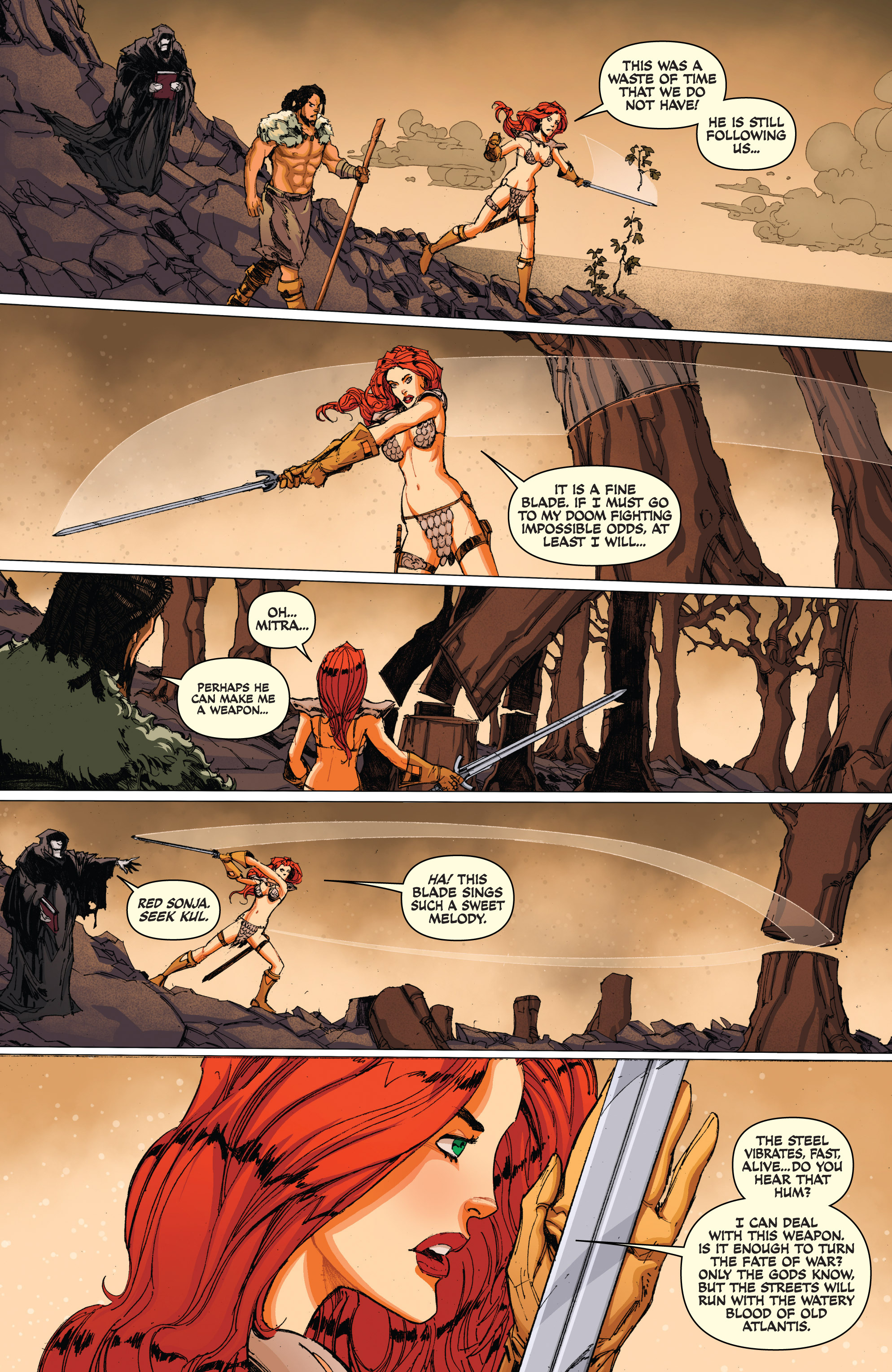 Read online Red Sonja: Atlantis Rises comic -  Issue #4 - 5