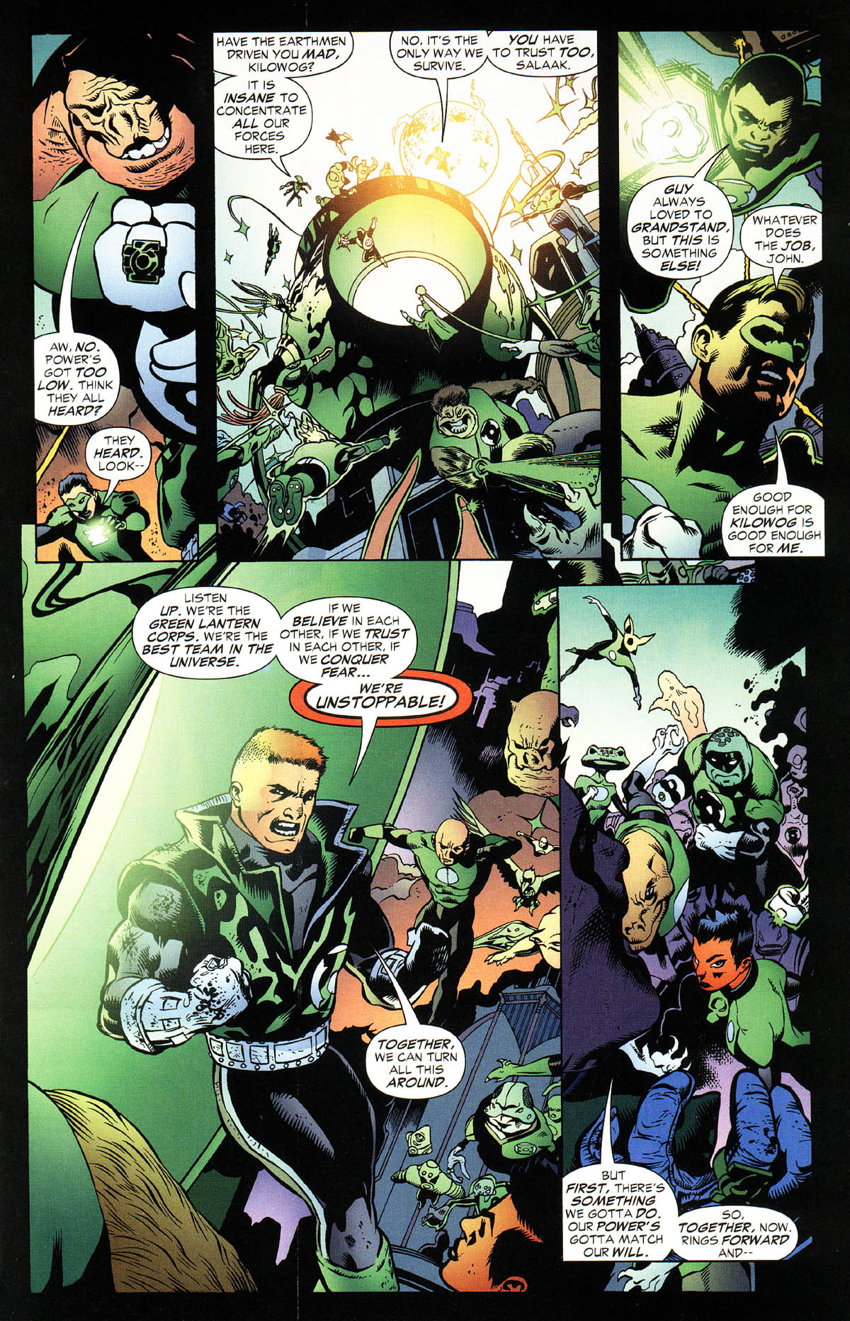 Read online Green Lantern Corps: Recharge comic -  Issue #5 - 8