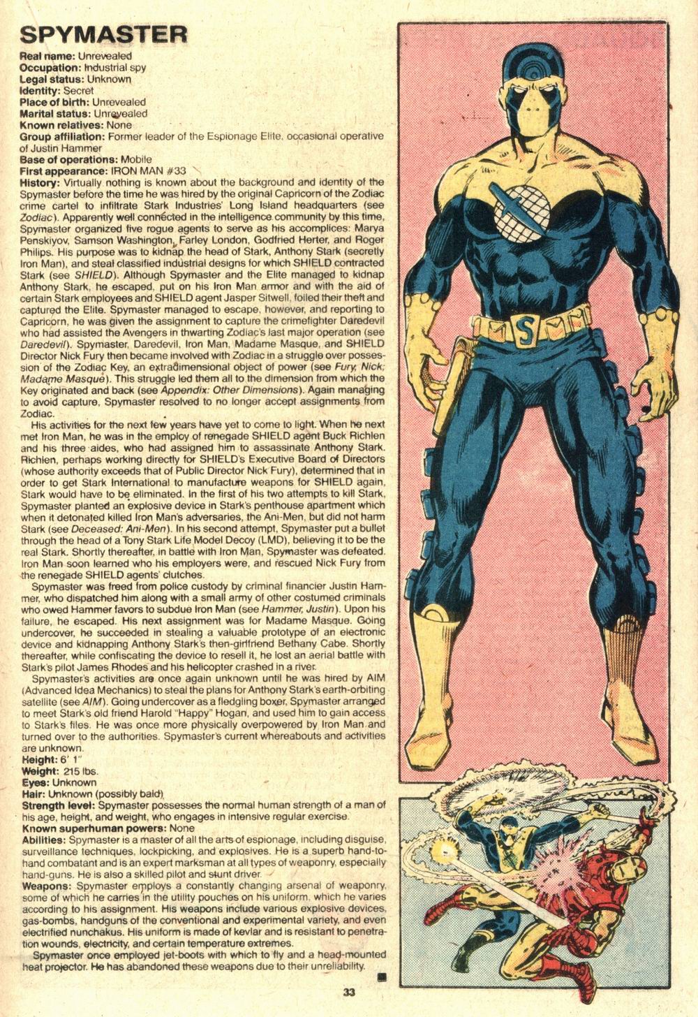 Read online The Official Handbook of the Marvel Universe Deluxe Edition comic -  Issue #12 - 35