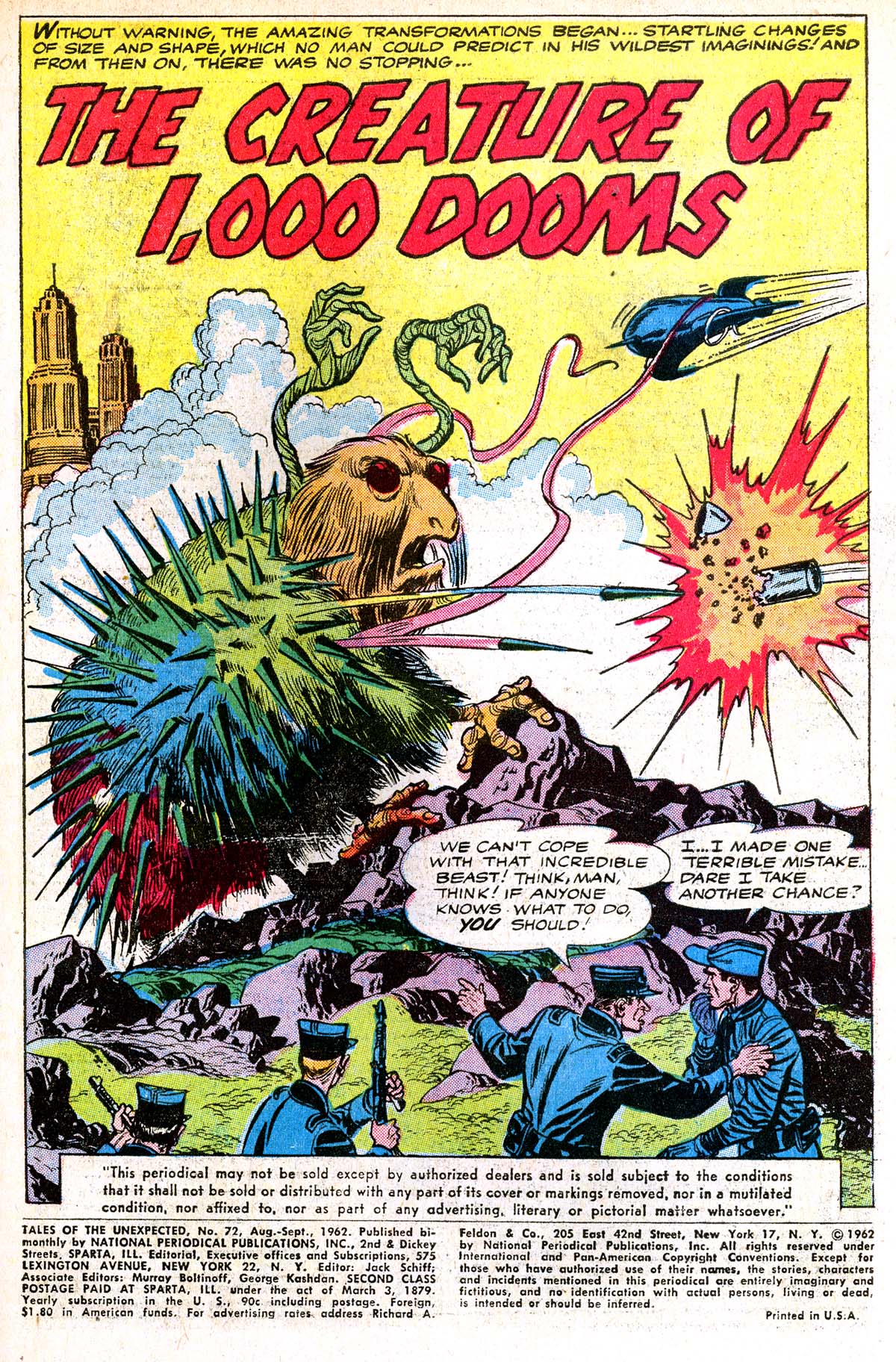 Read online Tales of the Unexpected comic -  Issue #72 - 3