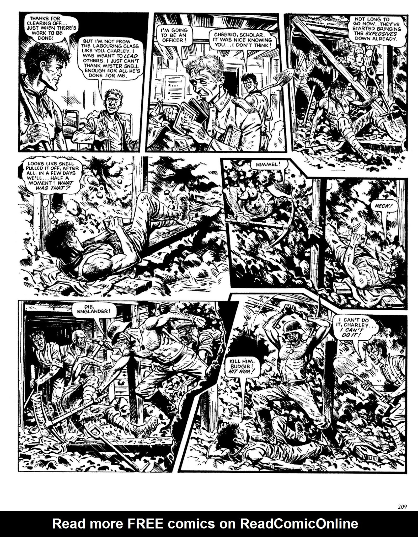 Read online Charley's War: The Definitive Collection comic -  Issue # TPB 2 - 209