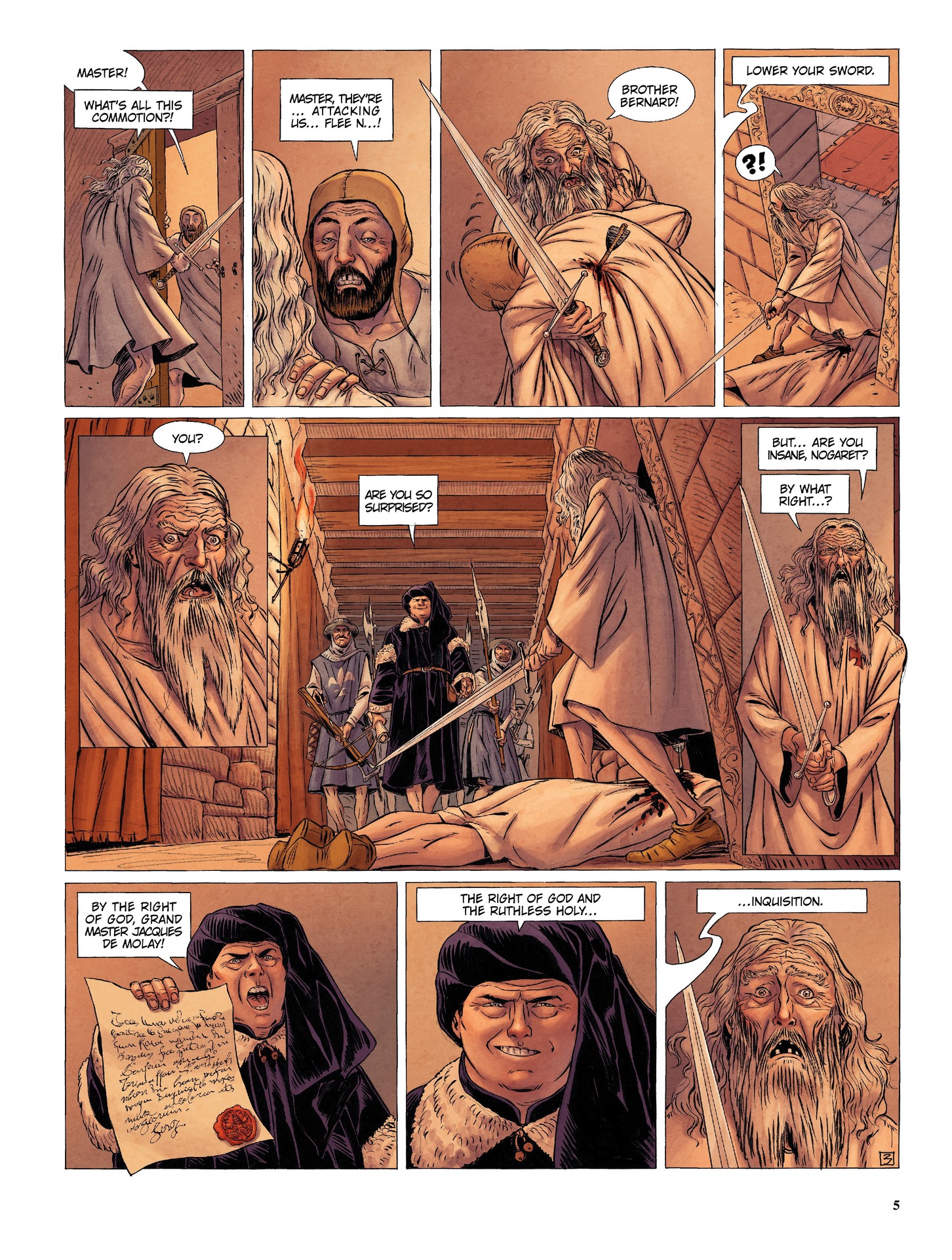 Read online The Last Templar comic -  Issue #2 - 5