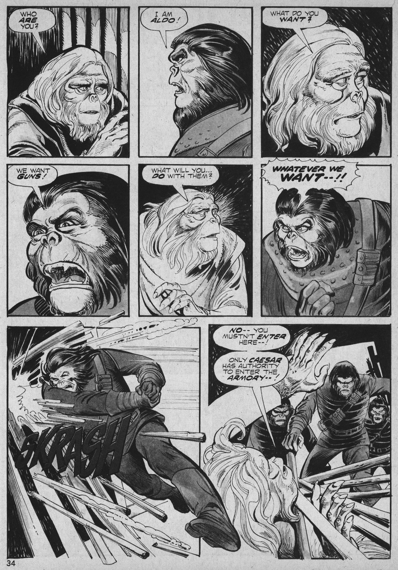 Read online Planet of the Apes comic -  Issue #26 - 34
