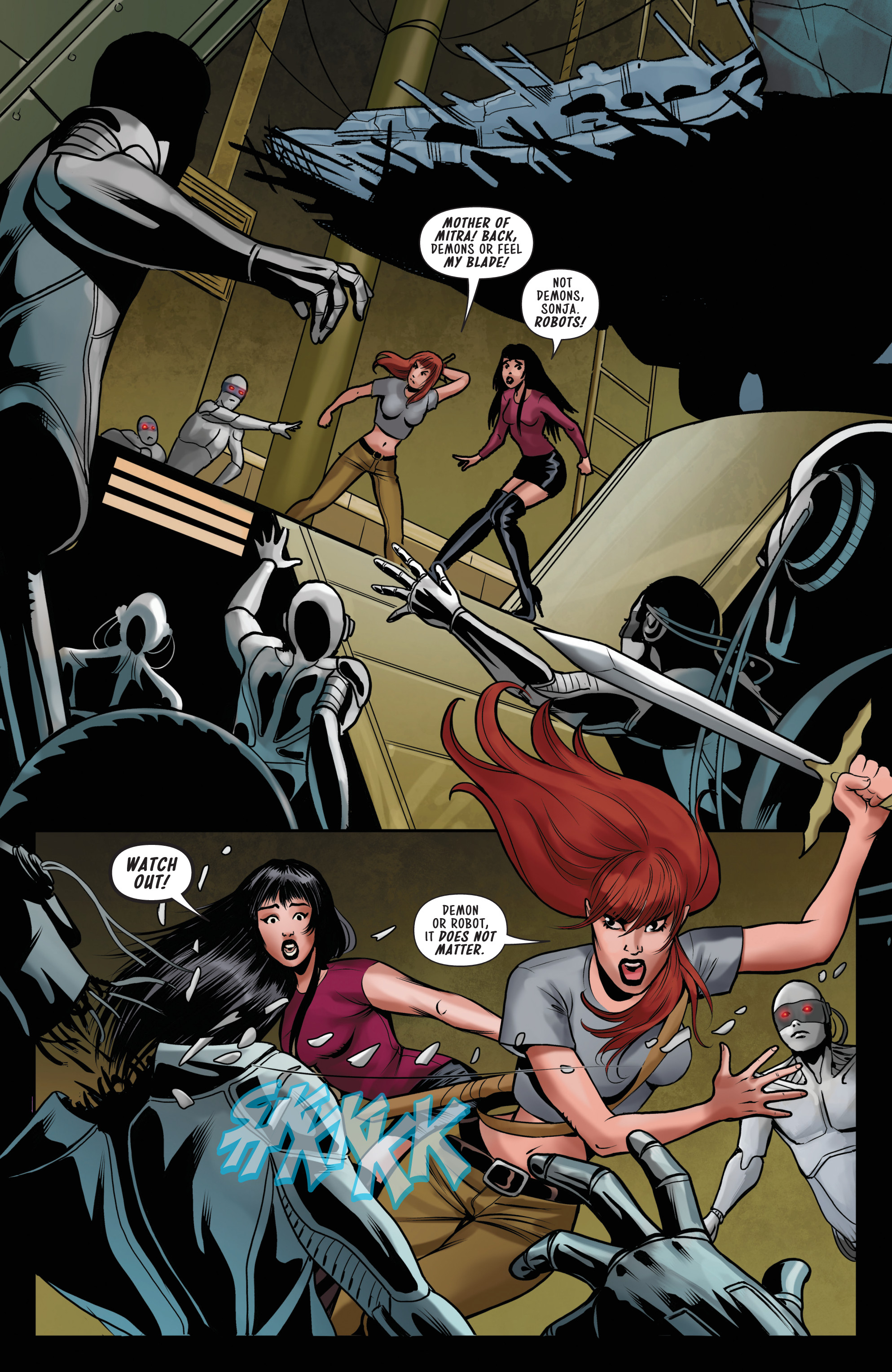 Read online Red Sonja and Vampirella Meet Betty and Veronica comic -  Issue #7 - 22