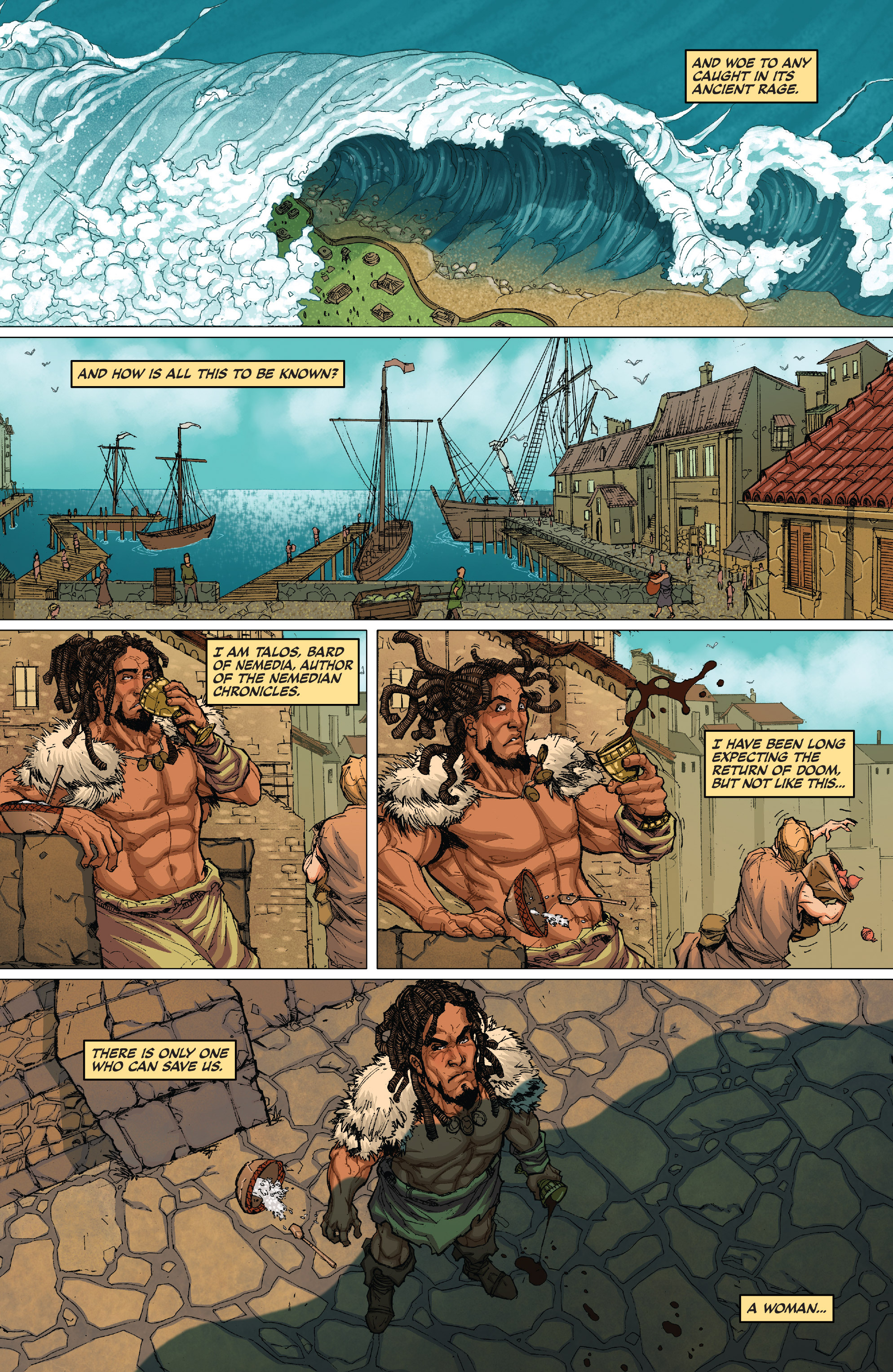 Read online Red Sonja: Atlantis Rises comic -  Issue #1 - 7