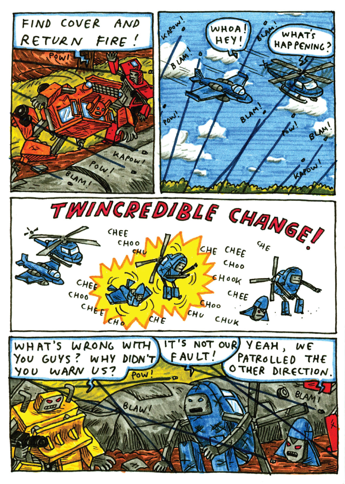 Read online Incredible Change-Bots comic -  Issue # TPB 2 - 75