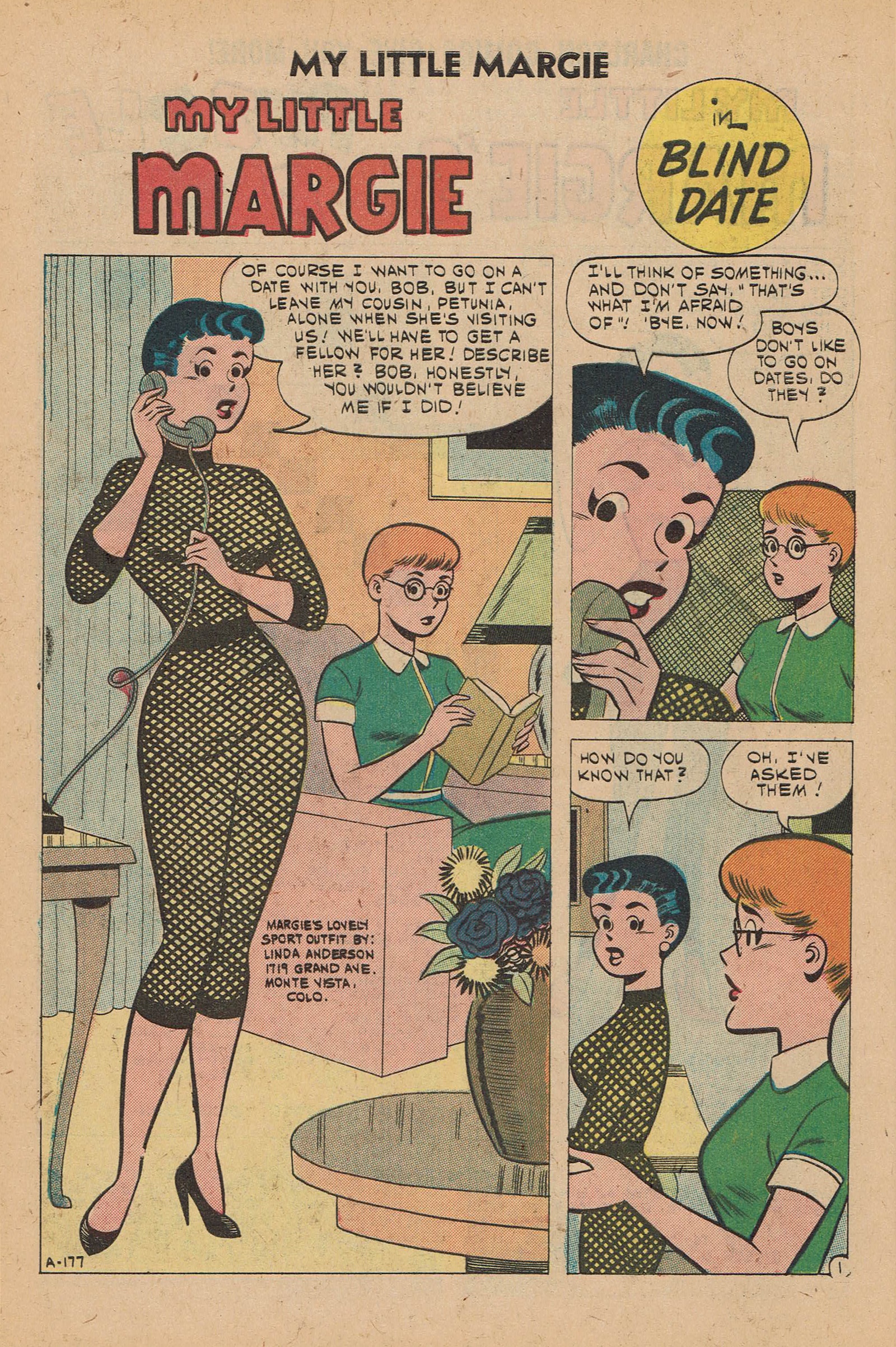 Read online My Little Margie (1954) comic -  Issue #35 - 27