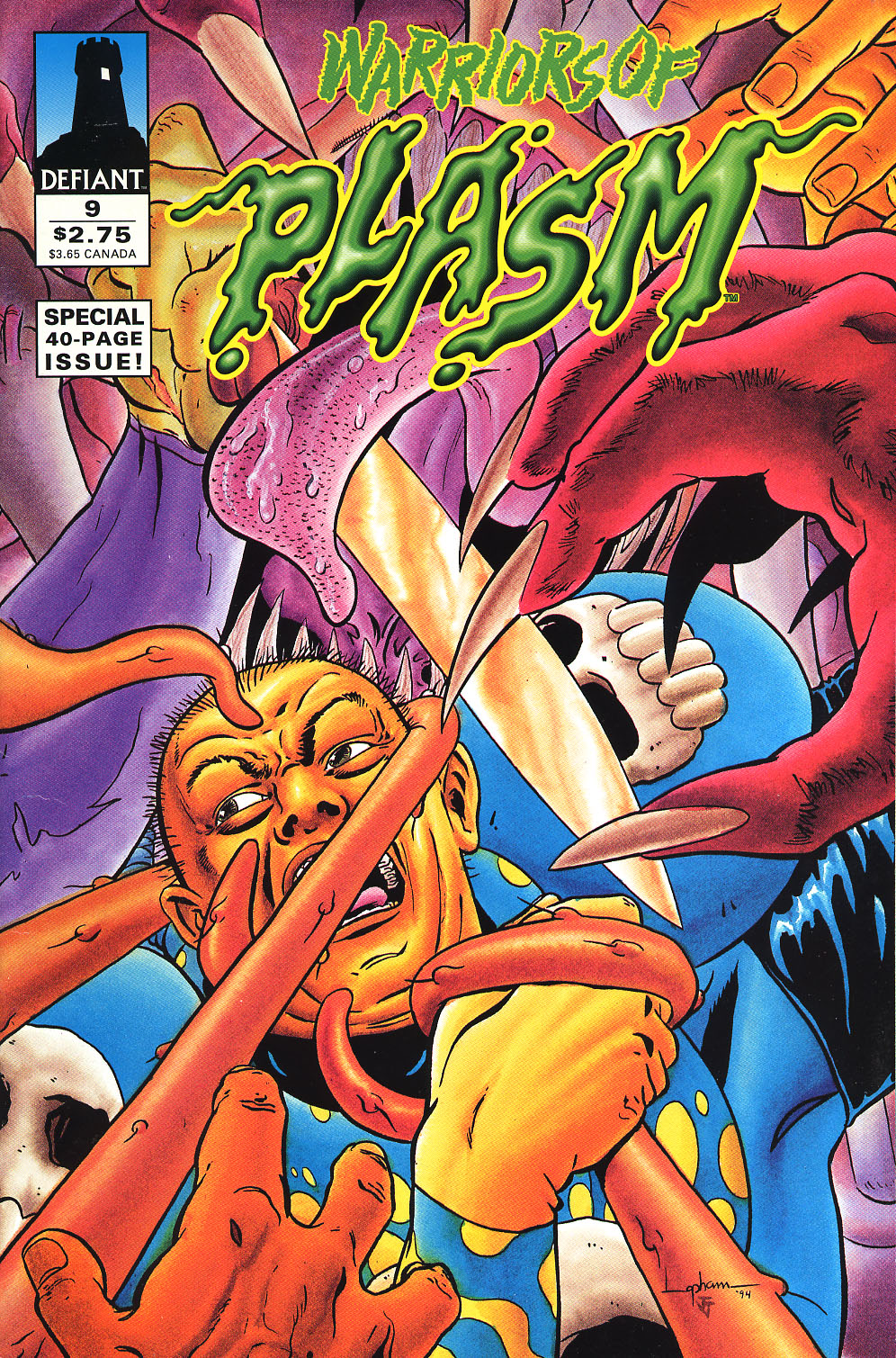 Read online Warriors of Plasm comic -  Issue #9 - 1