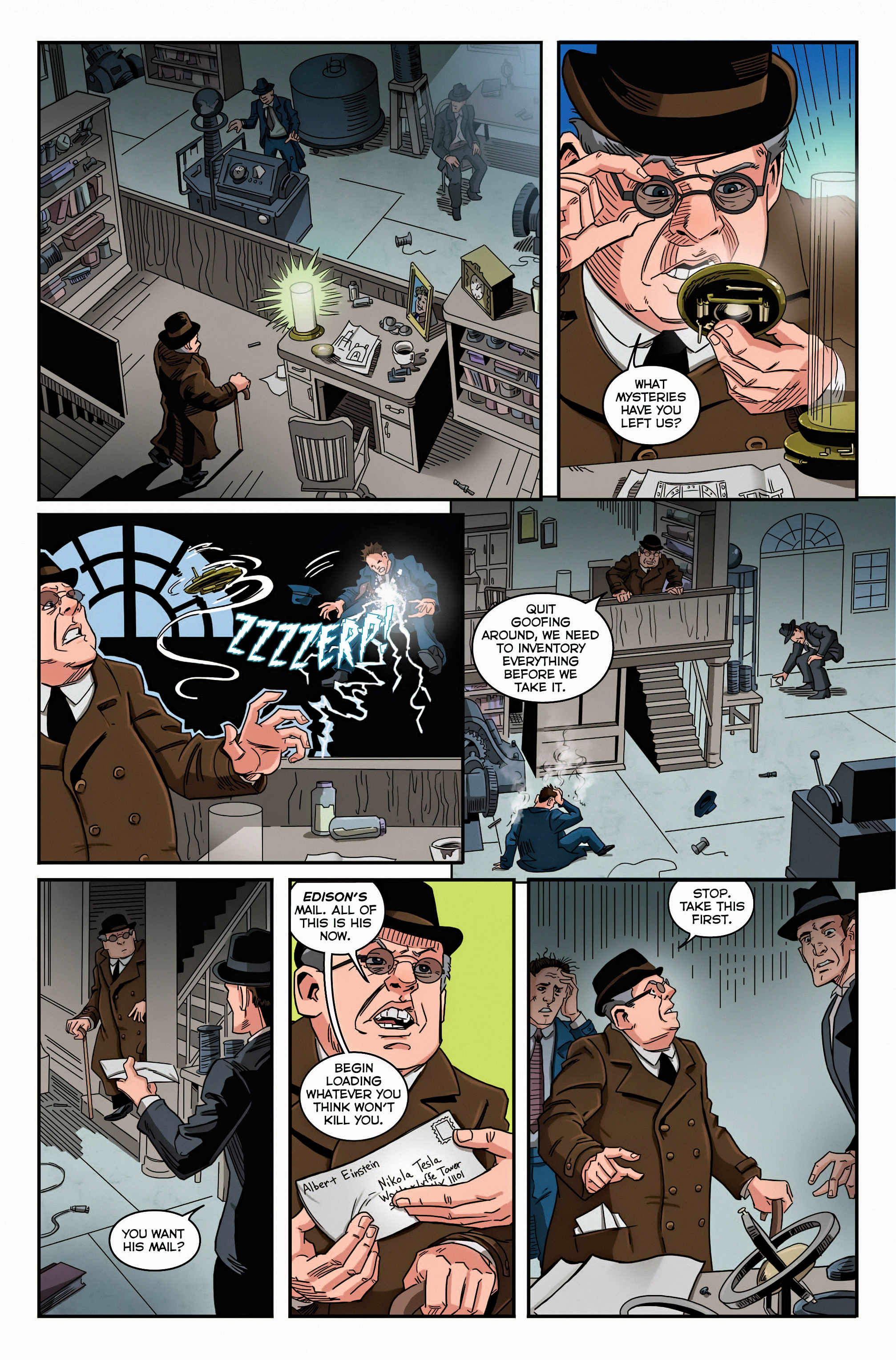 Read online Herald: Lovecraft and Tesla comic -  Issue #2 - 15