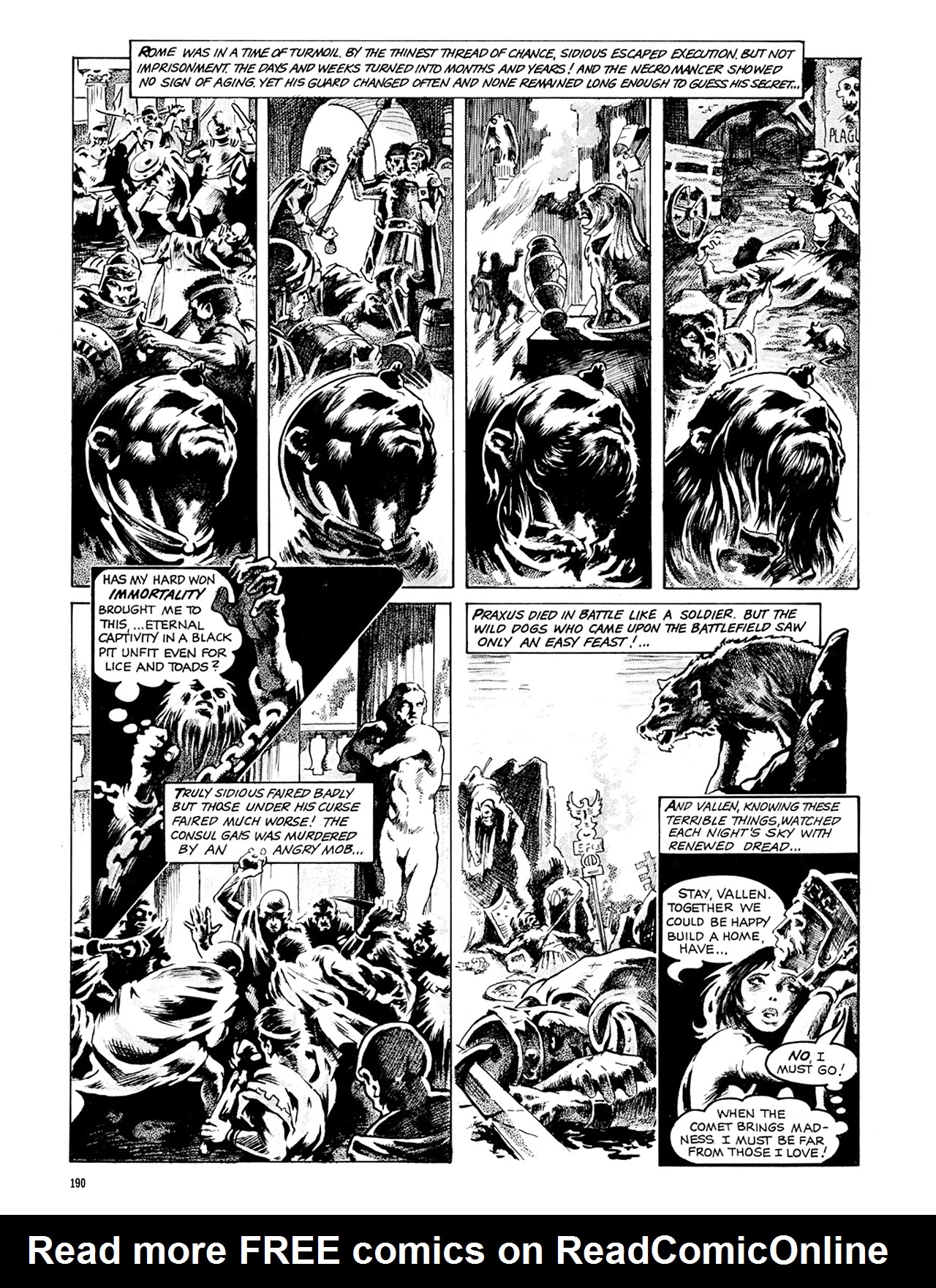 Read online Eerie Archives comic -  Issue # TPB 7 - 191