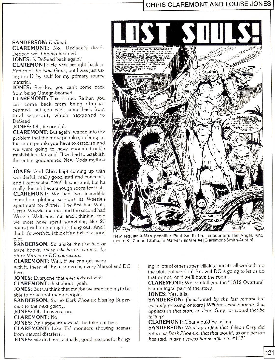 Read online The X-Men Companion comic -  Issue #2 - 121