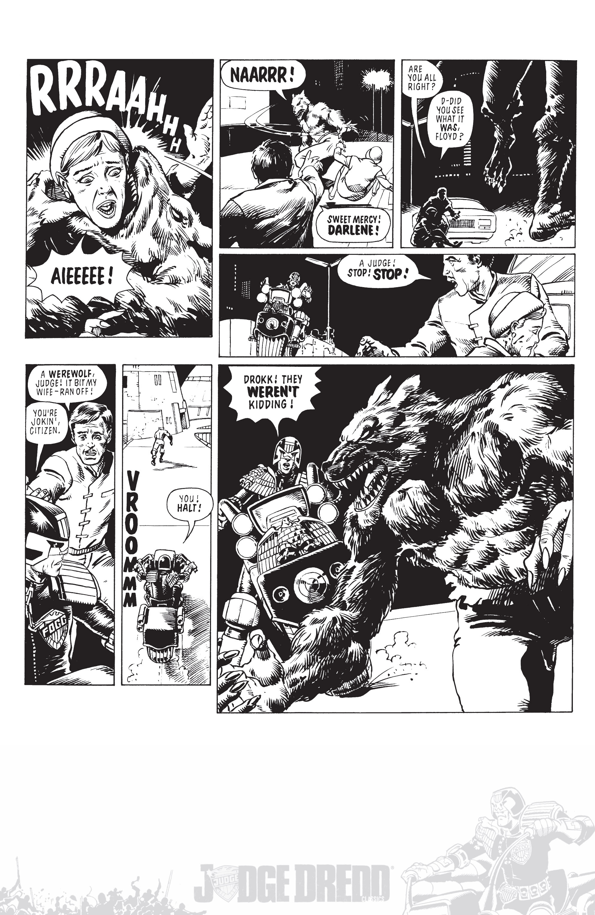 Read online Judge Dredd: Cry of the Werewolf comic -  Issue # Full - 8