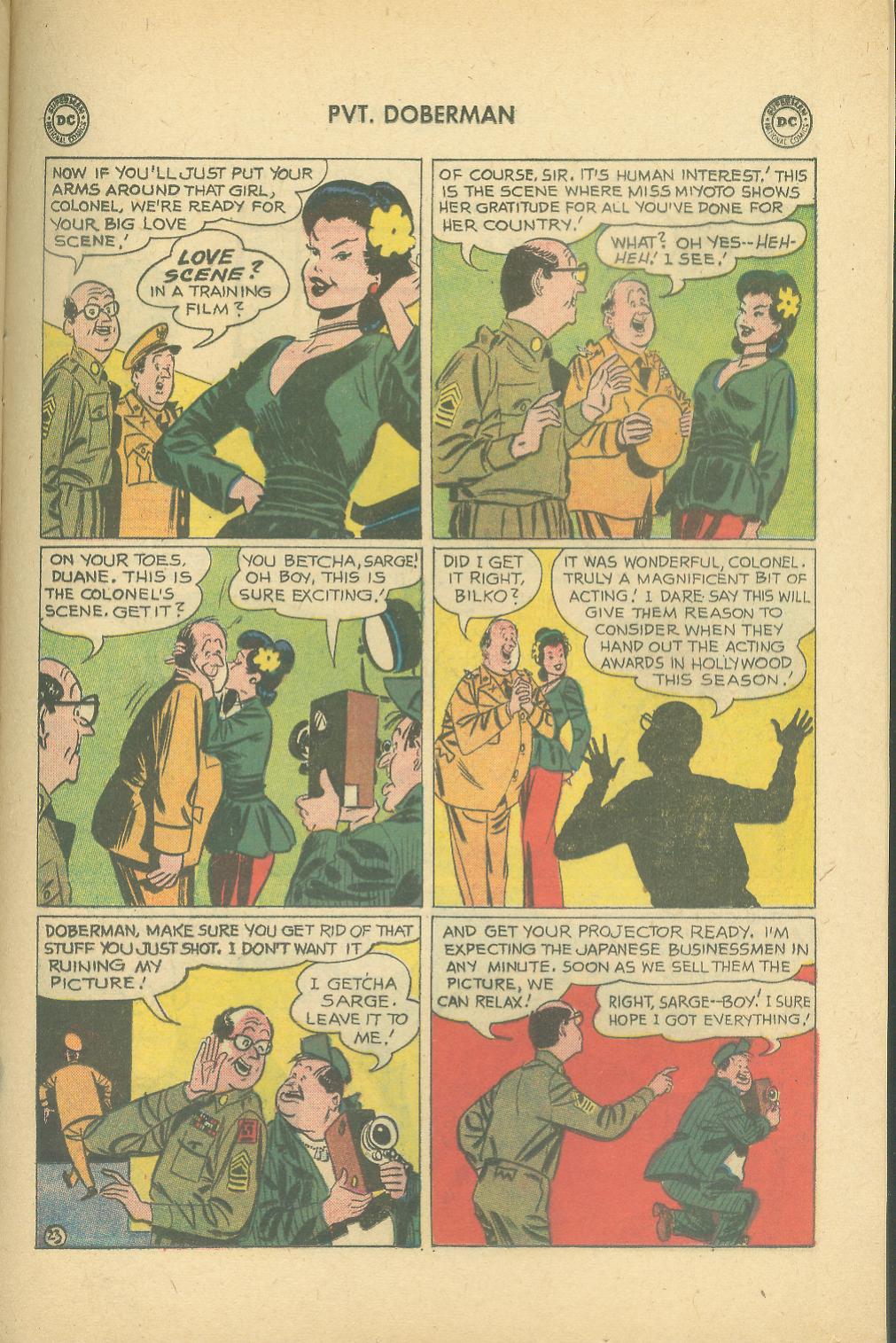 Read online Sgt. Bilko's Pvt. Doberman comic -  Issue #7 - 29