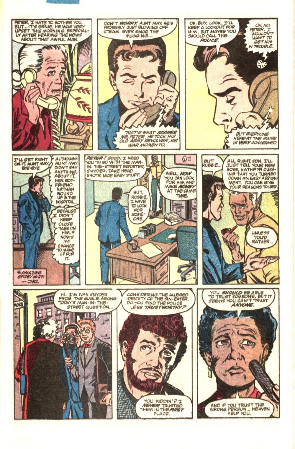 Read online The Spectacular Spider-Man (1976) comic -  Issue #110 - 17