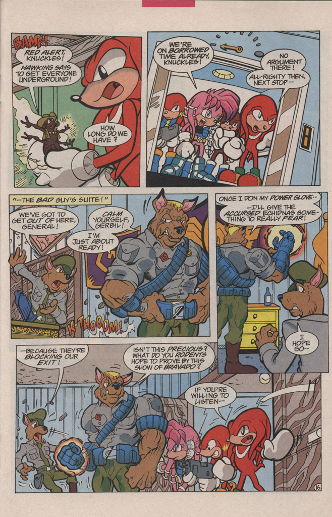 Read online Knuckles the Echidna comic -  Issue #6 - 23