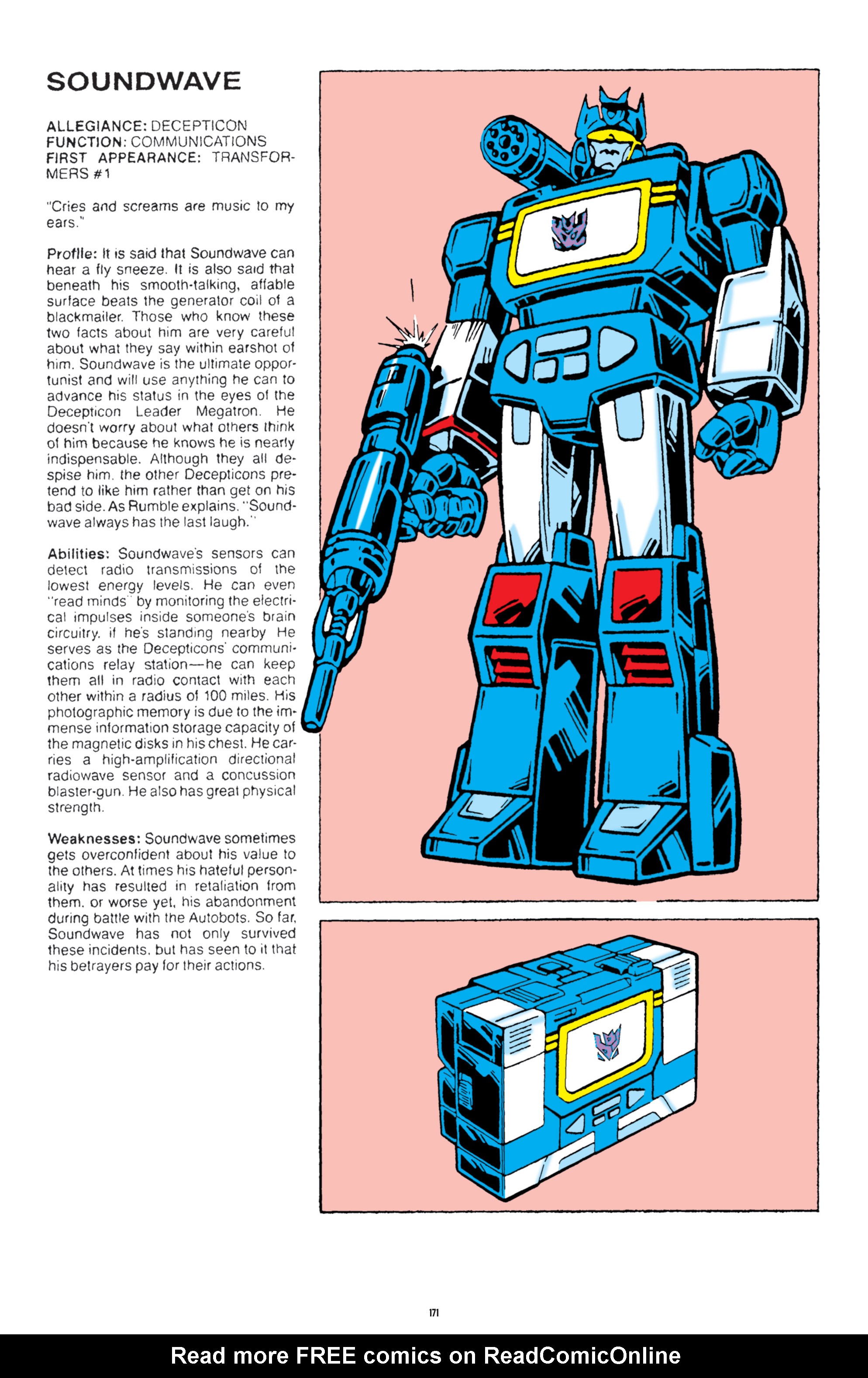 Read online The Transformers Classics comic -  Issue # TPB 8 - 169
