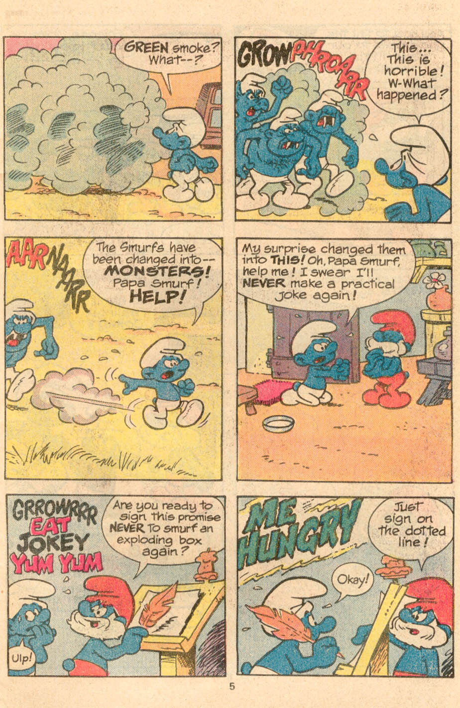 Read online Smurfs comic -  Issue #3 - 4