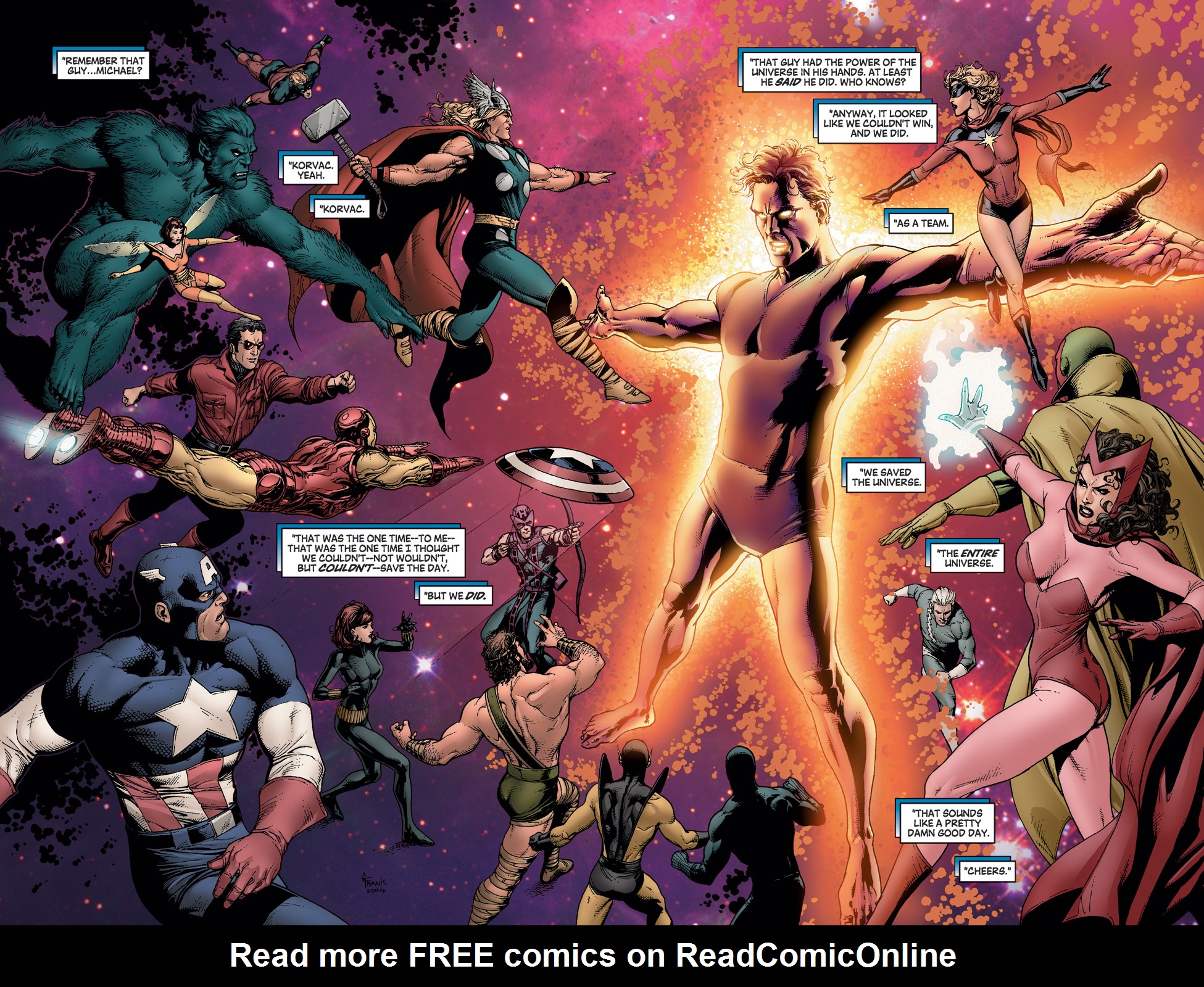 Read online Avengers Disassembled comic -  Issue #5 - 19