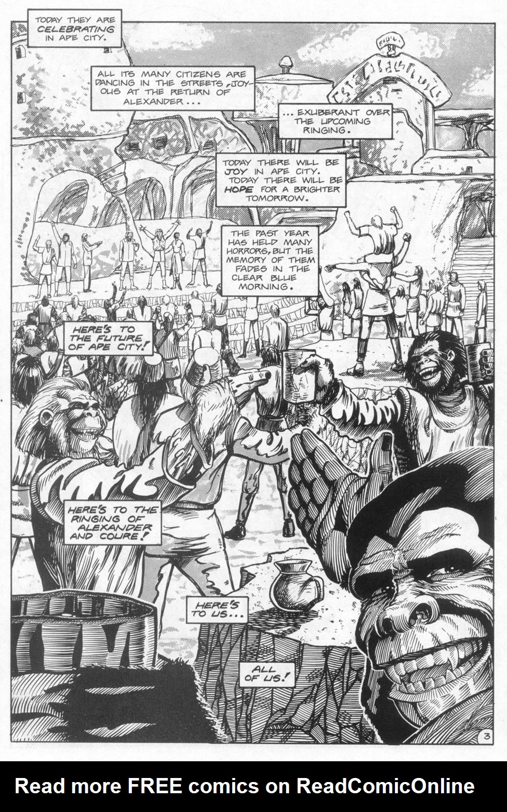 Read online Planet of the Apes (1990) comic -  Issue #12 - 5