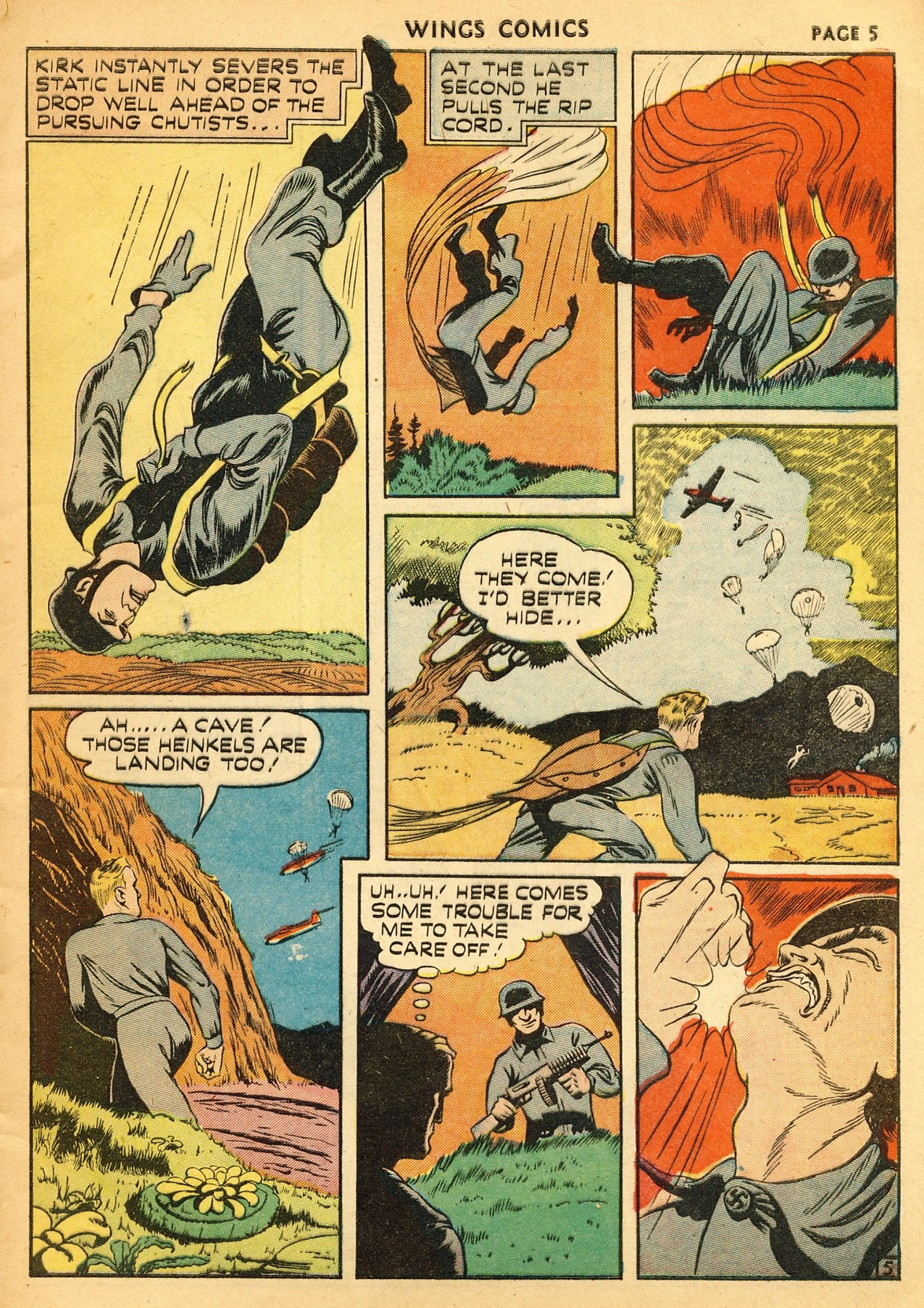 Read online Wings Comics comic -  Issue #14 - 8