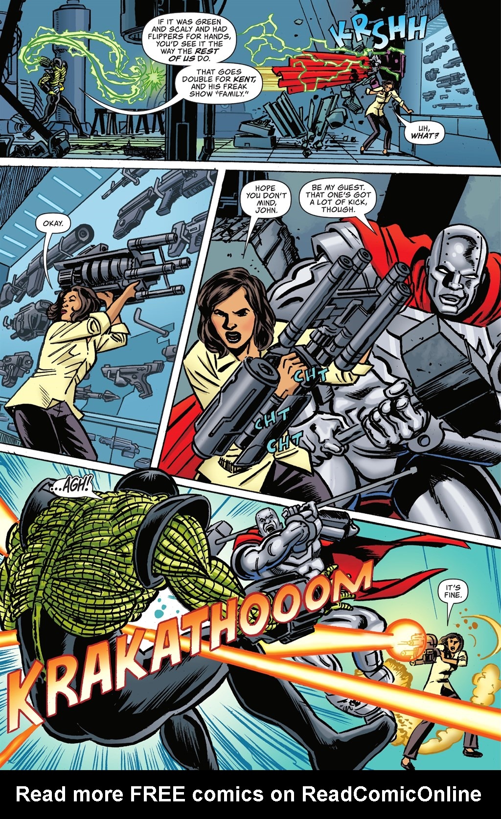Read online Superman: Action Comics: Warworld Revolution comic -  Issue # TPB (Part 2) - 64