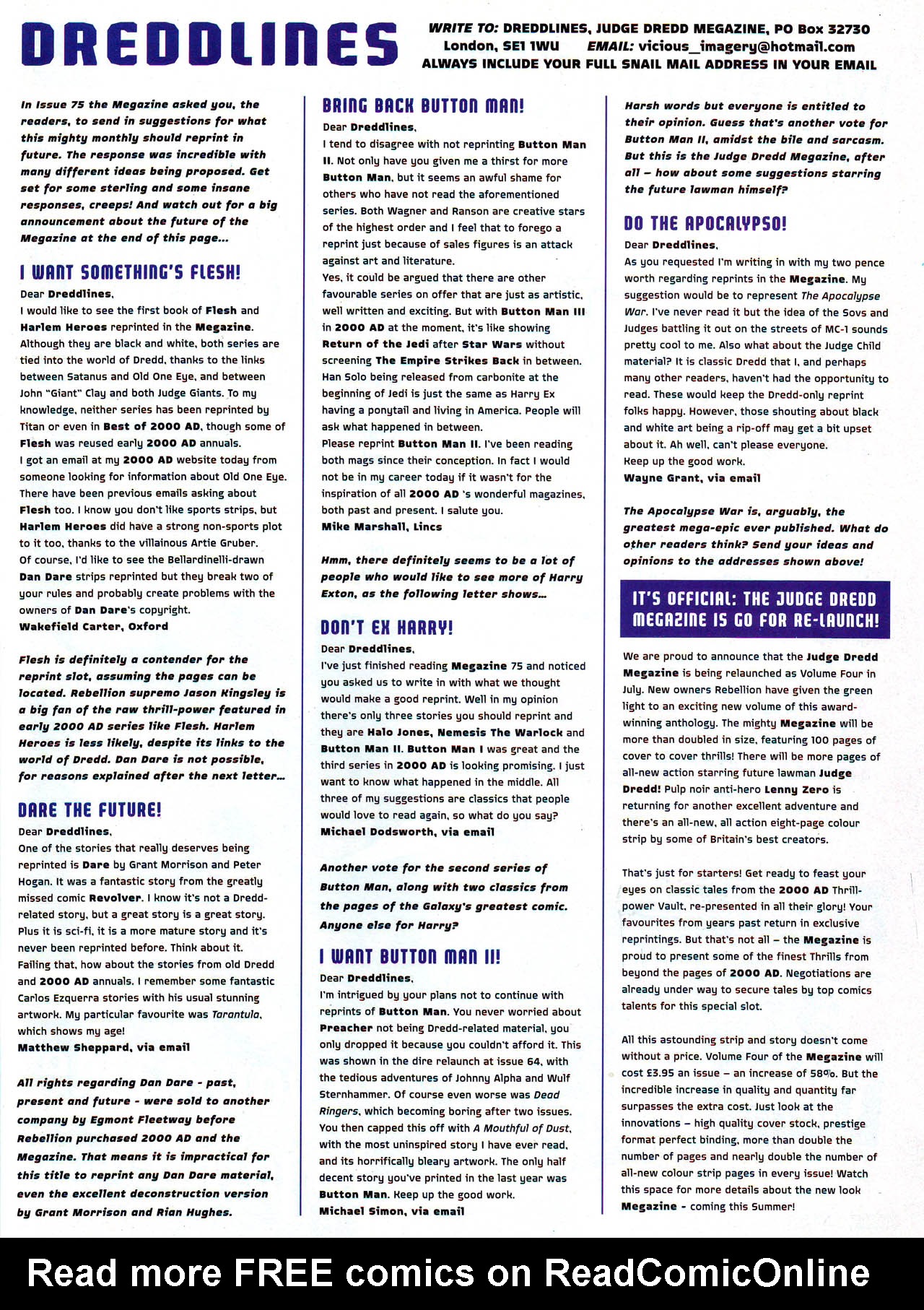 Read online Judge Dredd Megazine (vol. 3) comic -  Issue #77 - 47