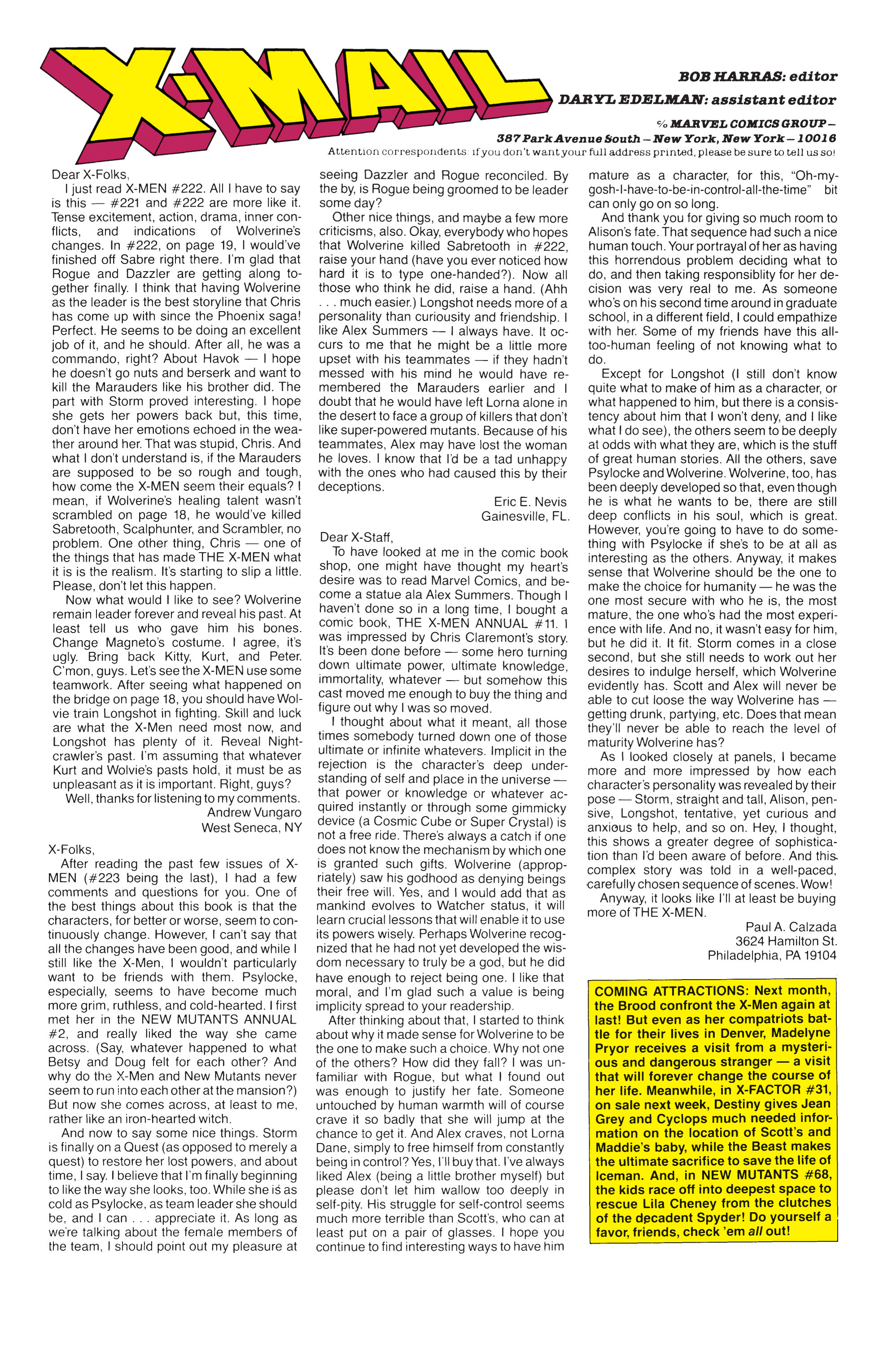 Read online Uncanny X-Men (1963) comic -  Issue #232 - 24