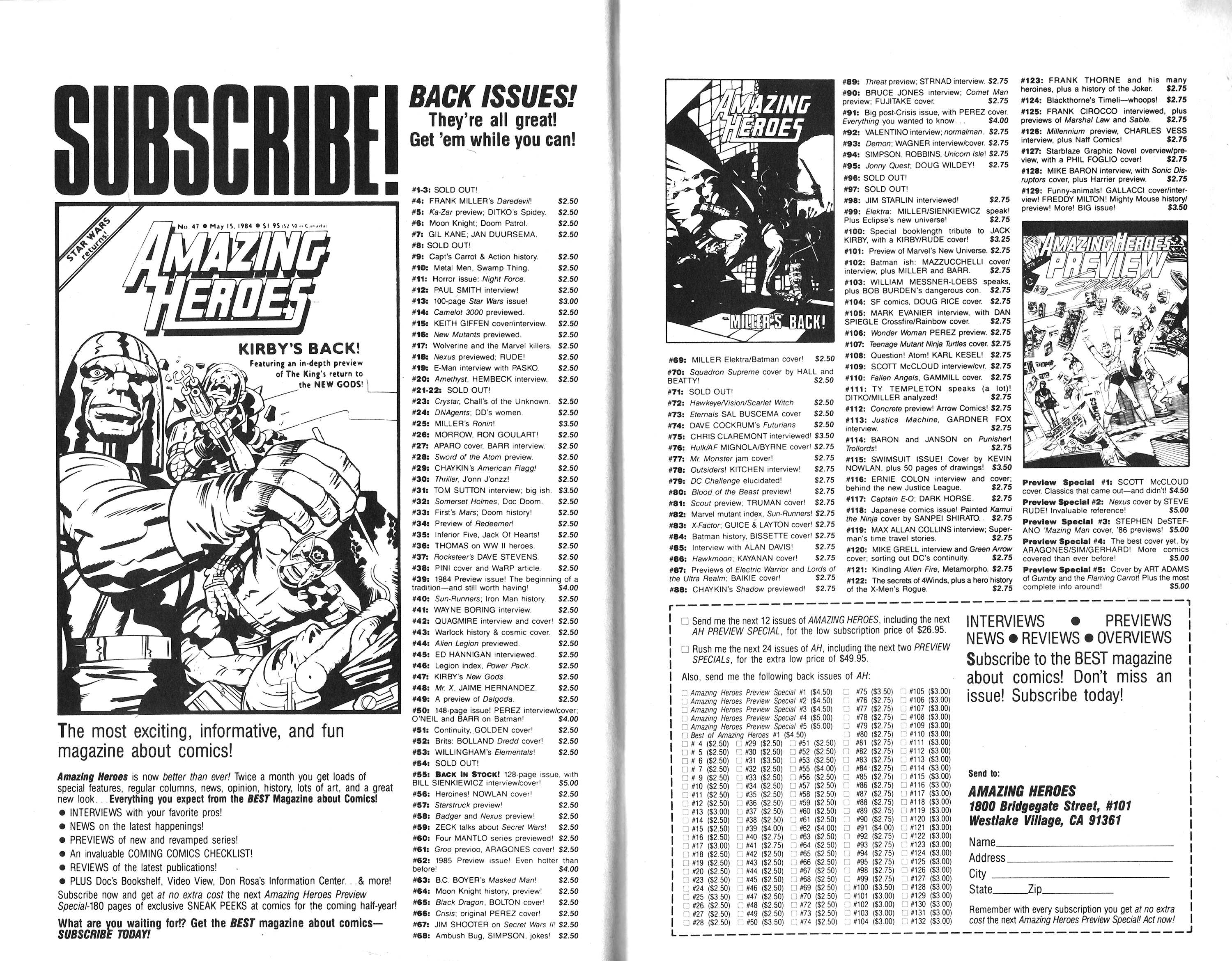 Read online Amazing Heroes comic -  Issue #132 - 11