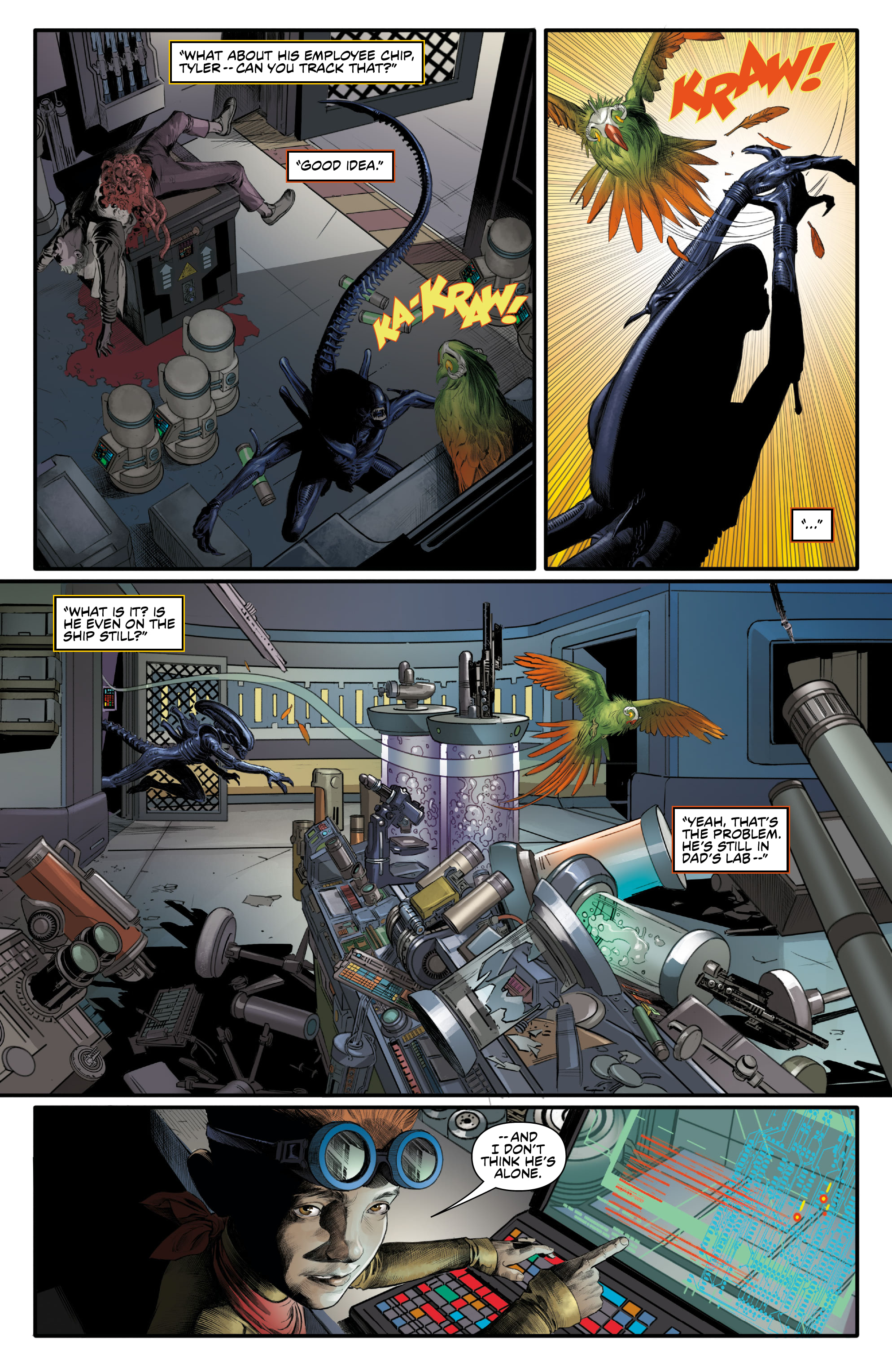 Read online Alien vs. Predator: Thicker Than Blood comic -  Issue # _TPB - 61