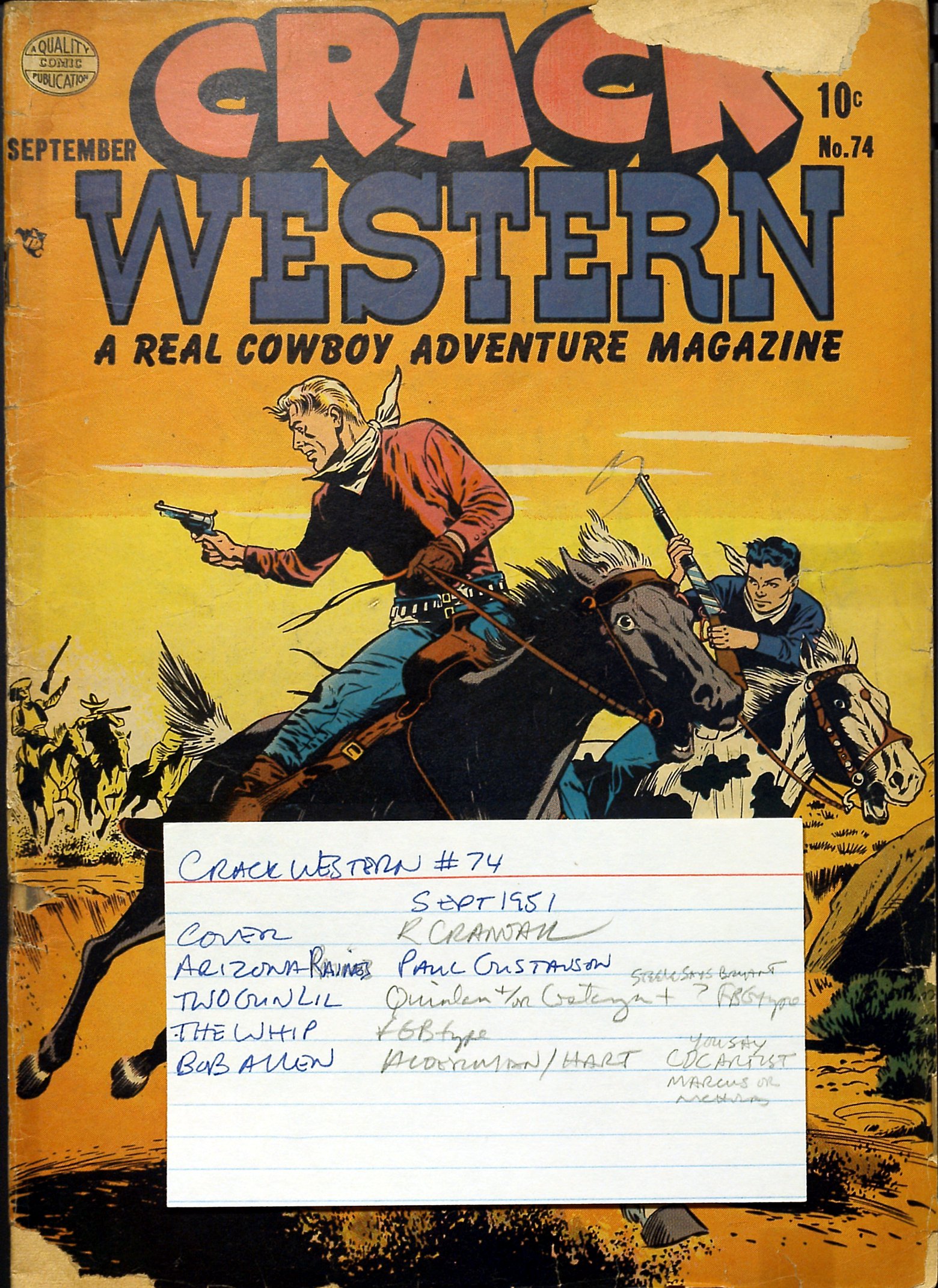 Read online Crack Western comic -  Issue #74 - 37