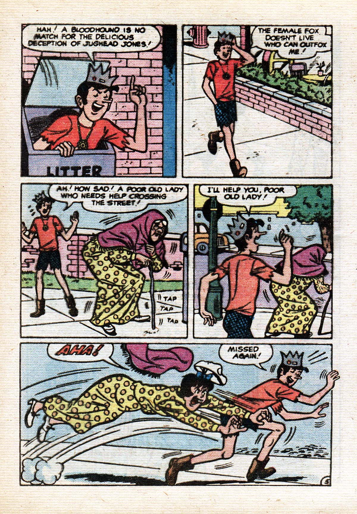 Read online Jughead Jones Comics Digest comic -  Issue #40 - 124