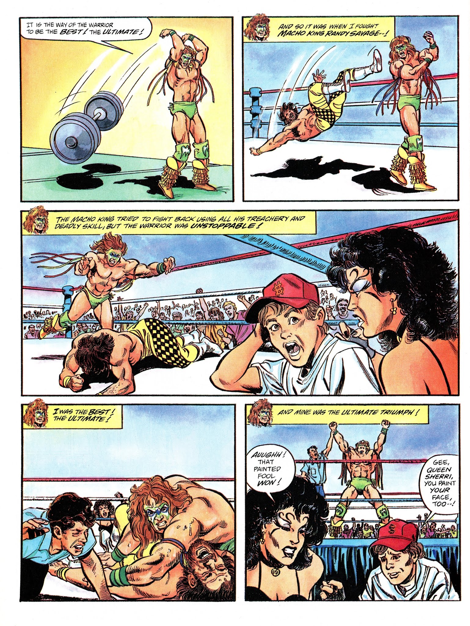 Read online WWF Battlemania comic -  Issue #2 - 4