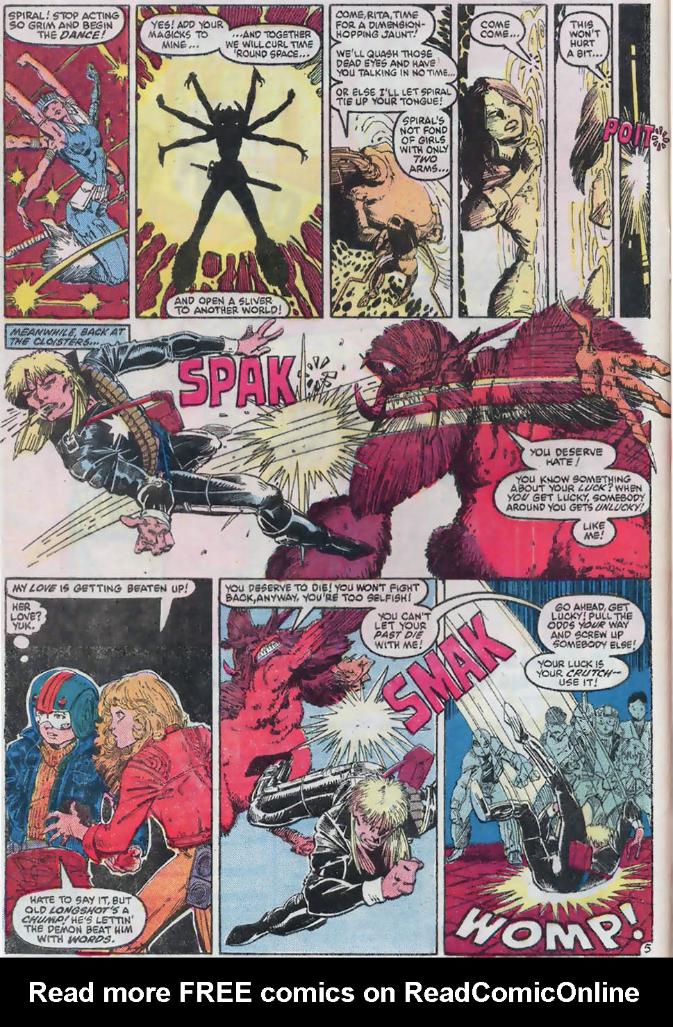 Read online Longshot (1985) comic -  Issue #5 - 6