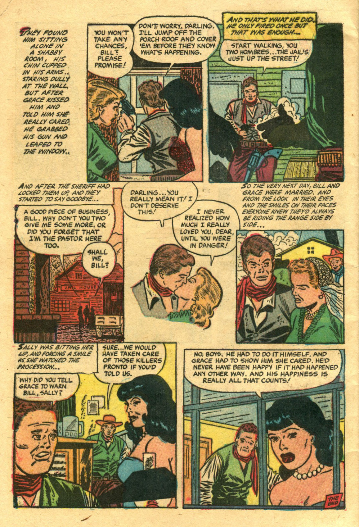 Read online Cowgirl Romances (1950) comic -  Issue #11 - 28