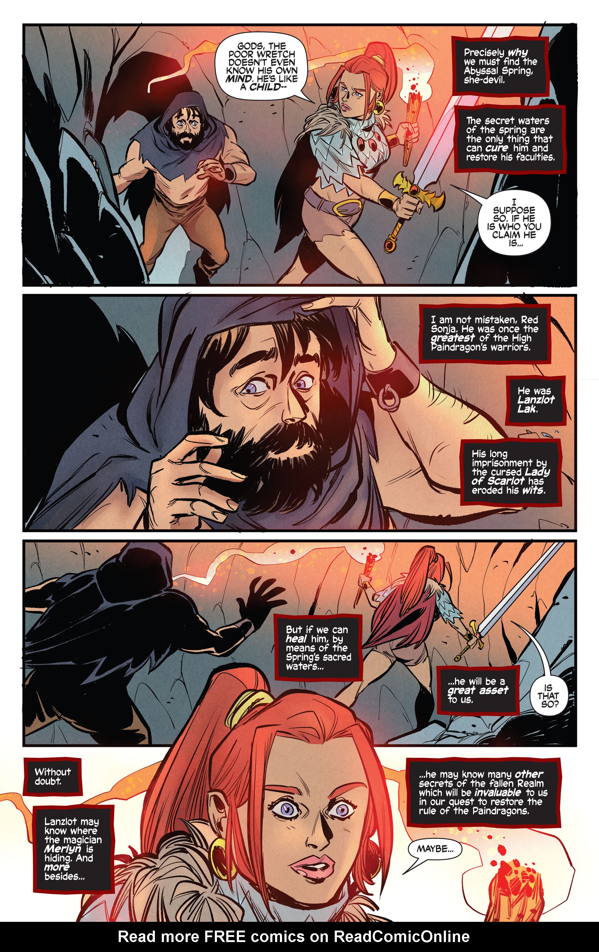 Read online Immortal Red Sonja comic -  Issue #5 - 9
