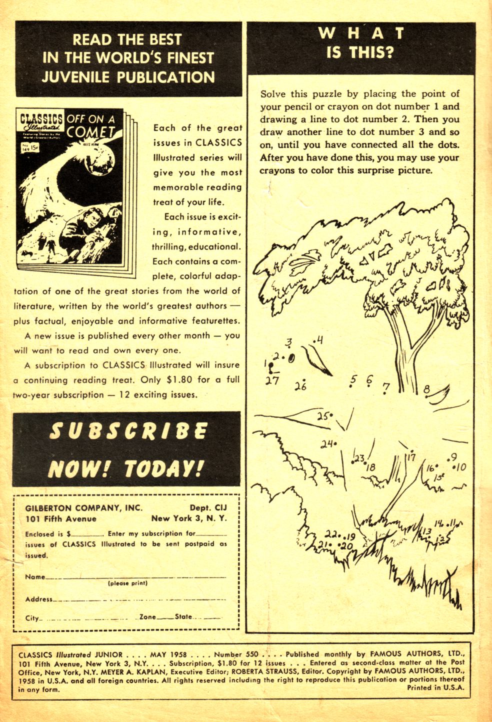 Read online Classics Illustrated Junior comic -  Issue #550 - 2