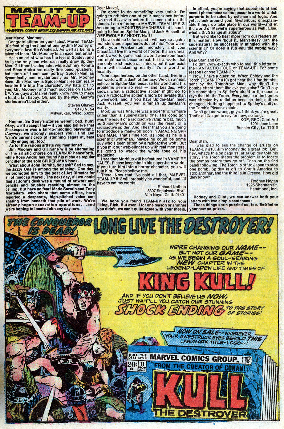 Read online Marvel Team-Up (1972) comic -  Issue #15 - 21
