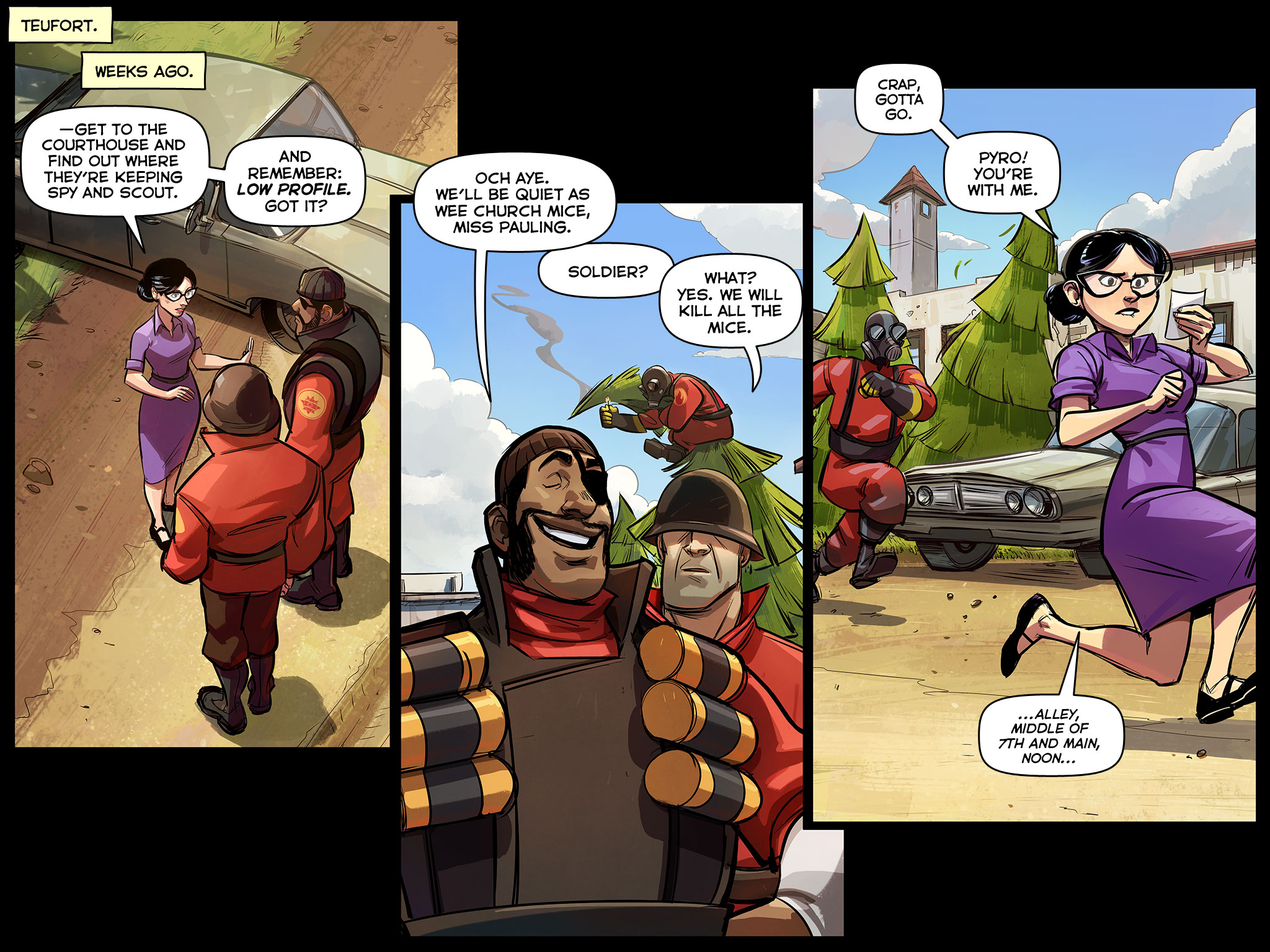 Read online Team Fortress 2 comic -  Issue #4 - 2